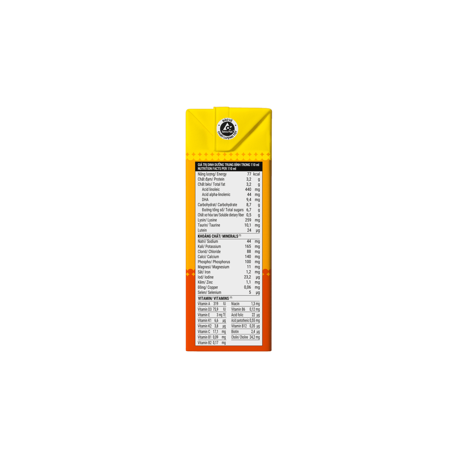 Sữa bột trẻ em pha sẵn Dielac Gold (trên 1 tuổi) 110ml