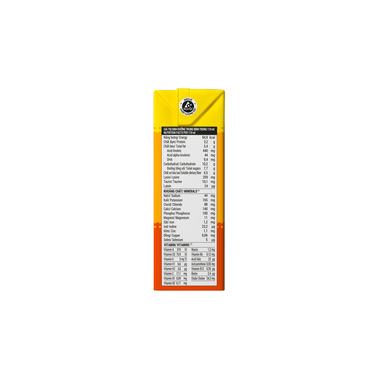 Ready-to-drink Infant Formula Dielac Gold (above 1 Year) 110ml
