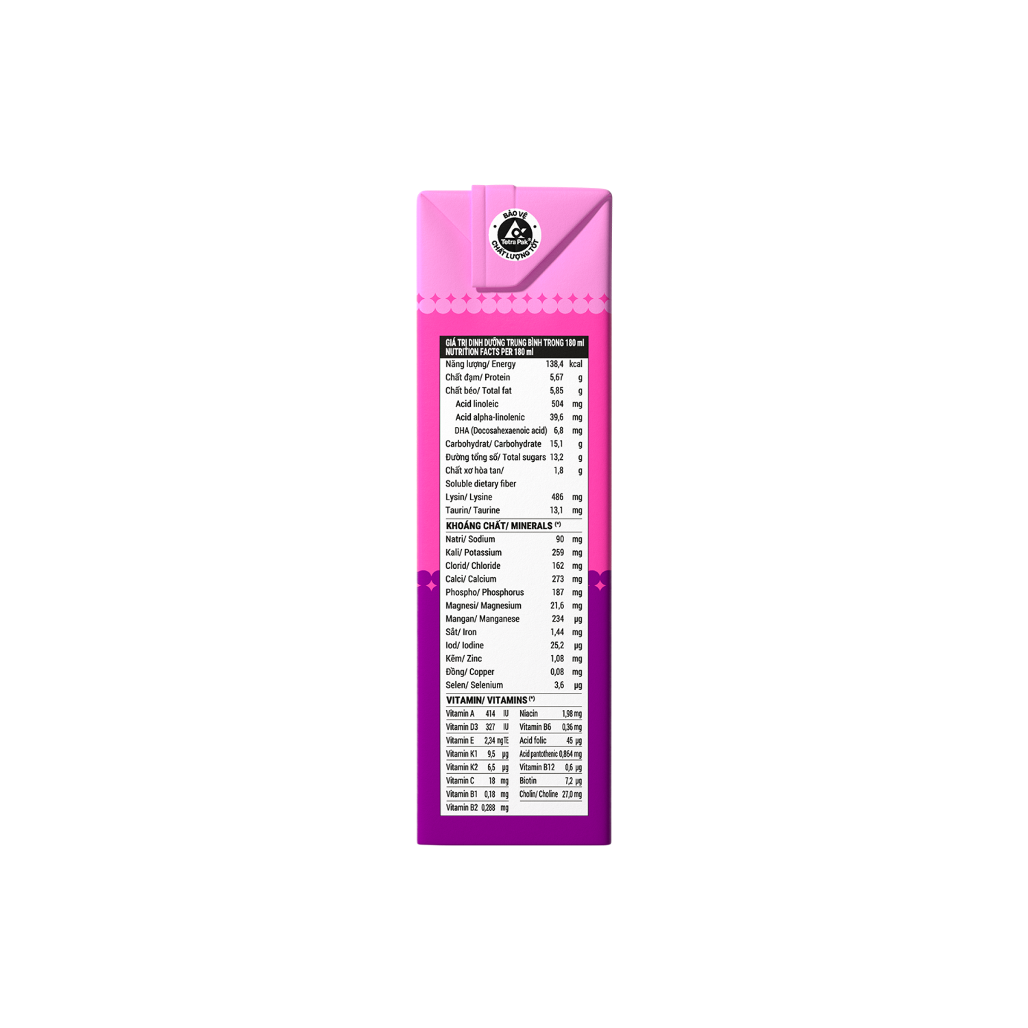Sữa bột trẻ em pha sẵn Dielac Grow (từ 1 tuổi) Hộp 180ml