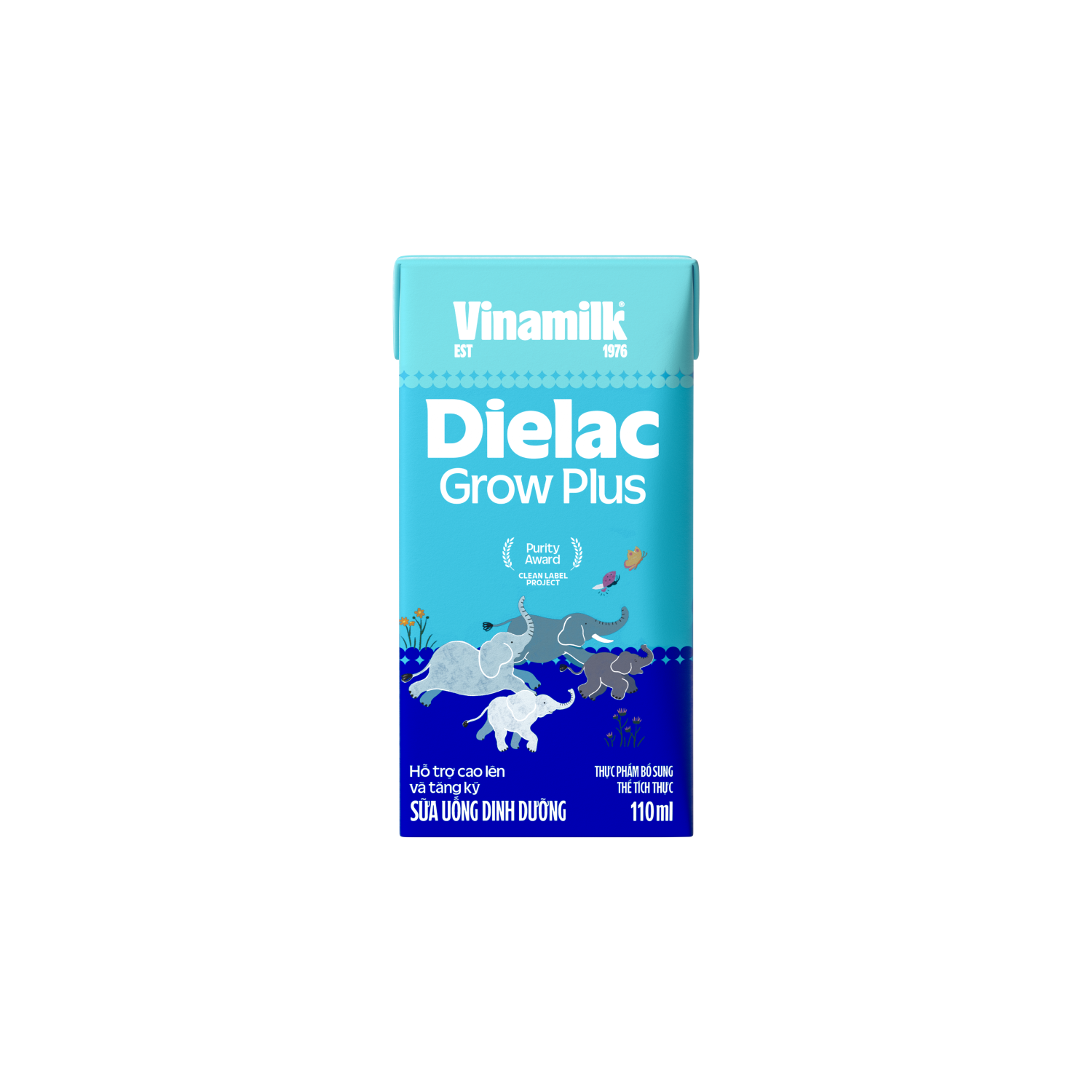 Sữa bột trẻ em pha sẵn Dielac Grow Plus (trên 1 tuổi) 110ml Thùng 48 hộp