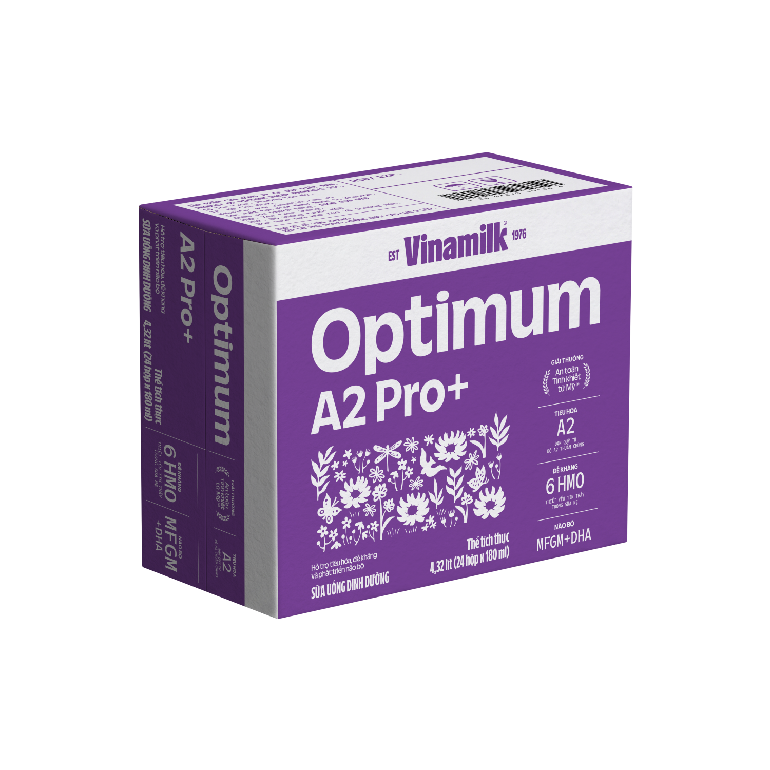 Sữa bột trẻ em pha sẵn Optimum A2 Pro+ 180ml