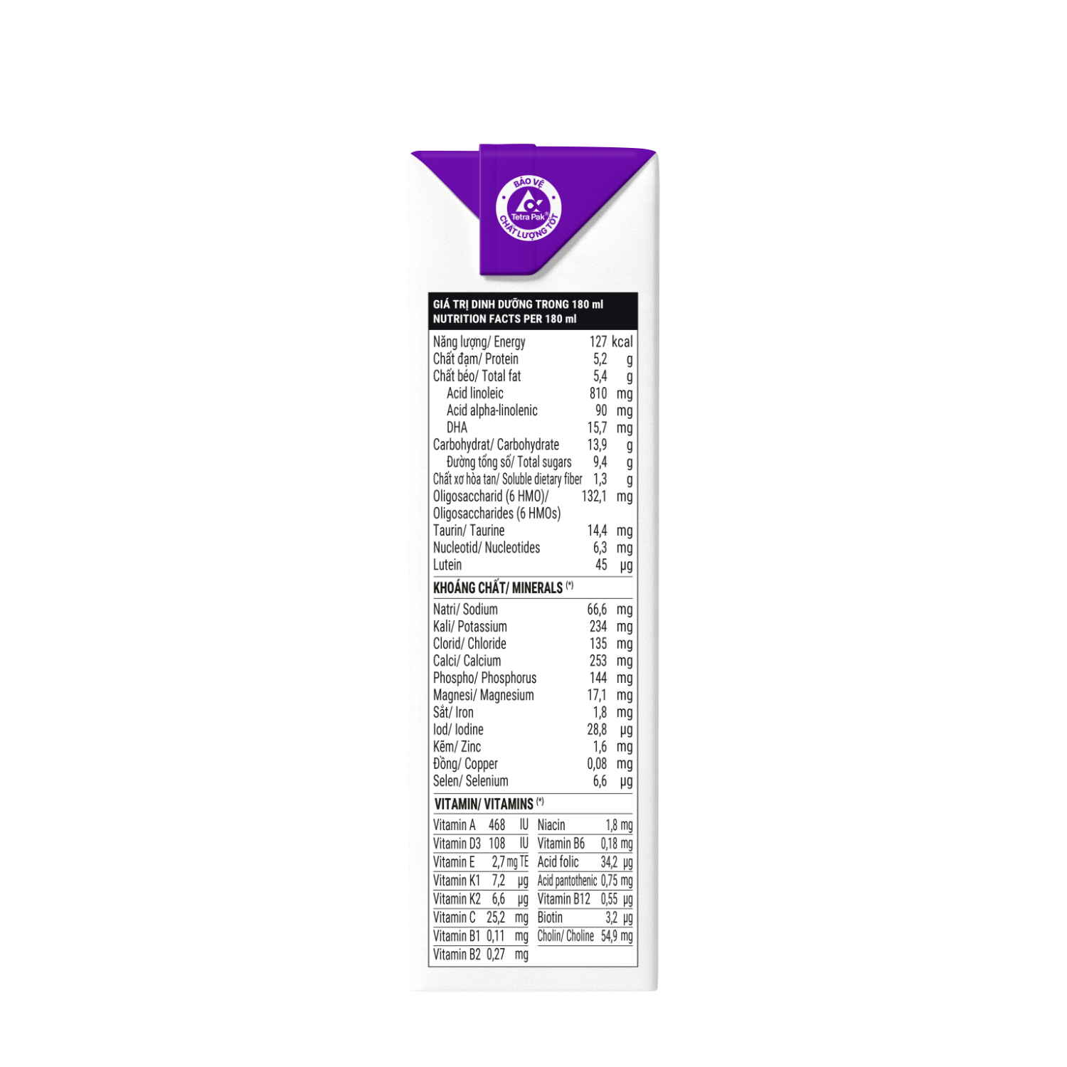 Sữa bột trẻ em pha sẵn Optimum A2 Pro+ 180ml