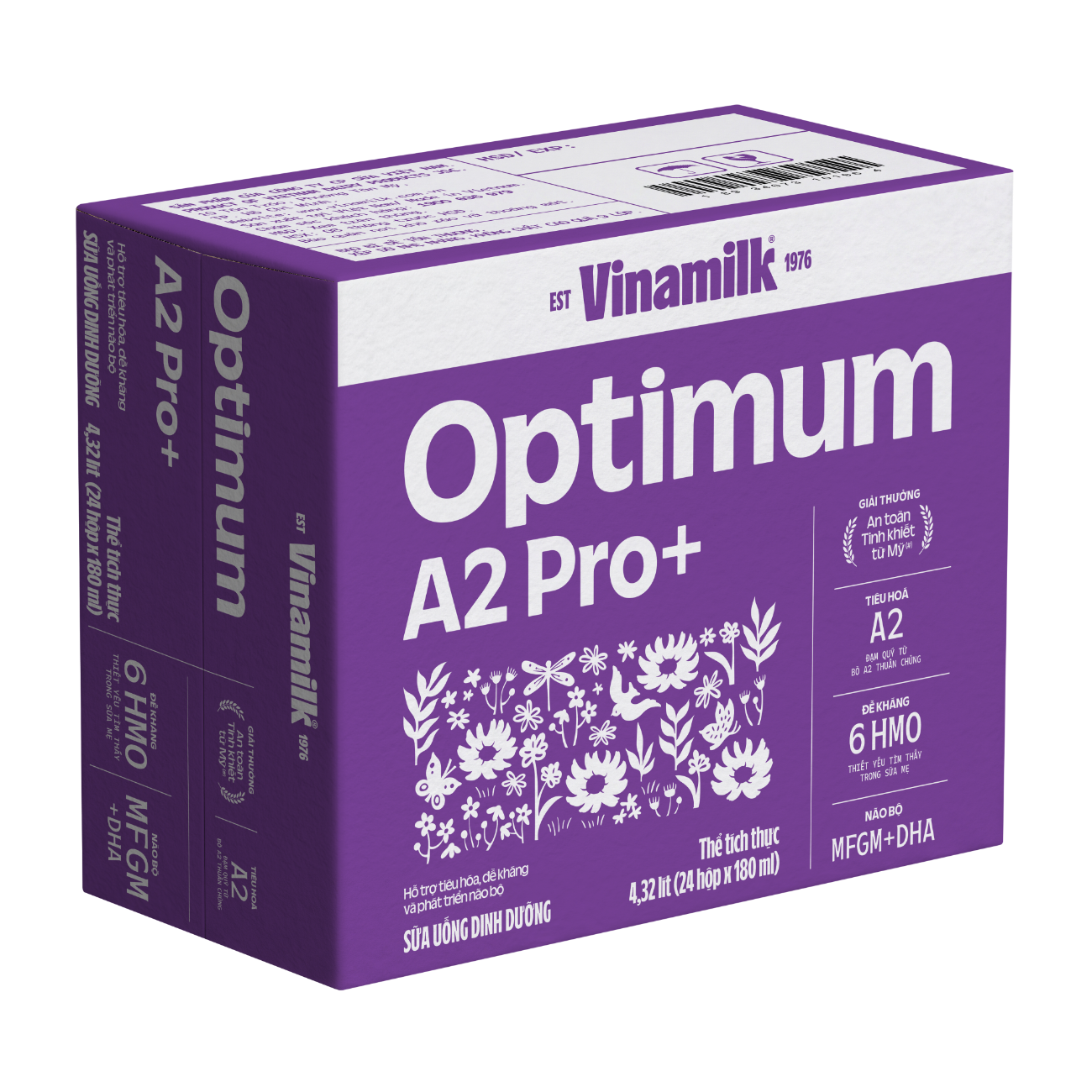 Sữa bột trẻ em pha sẵn Optimum A2 Pro+ 180ml