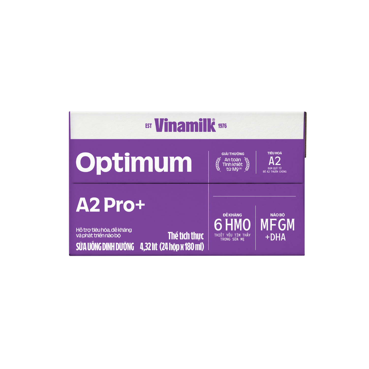 Sữa bột trẻ em pha sẵn Optimum A2 Pro+ 180ml