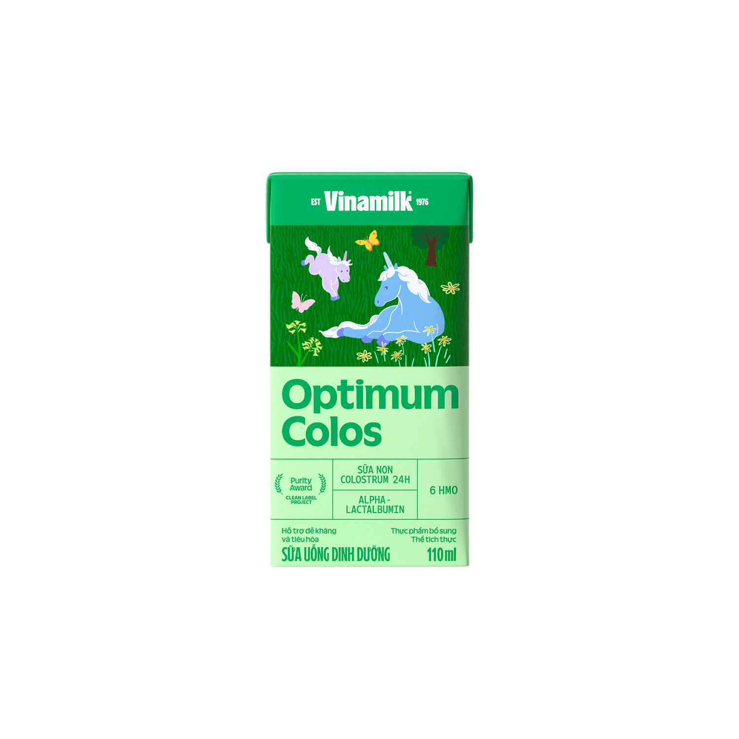 Sữa bột trẻ em pha sẵn Optimum Colos (trên 1 tuổi) 110ml Thùng 48 hộp