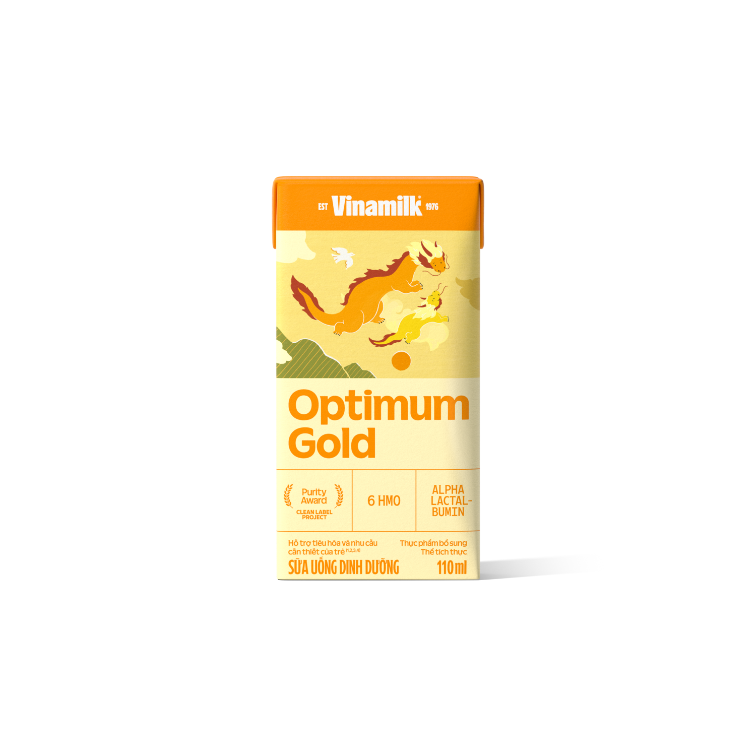 Sữa bột trẻ em pha sẵn Optimum Gold (trên 1 tuổi) 110ml Thùng 48 hộp