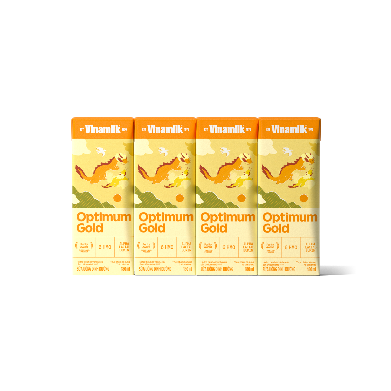Sữa bột trẻ em pha sẵn Optimum Gold (trên 1 tuổi) 180ml