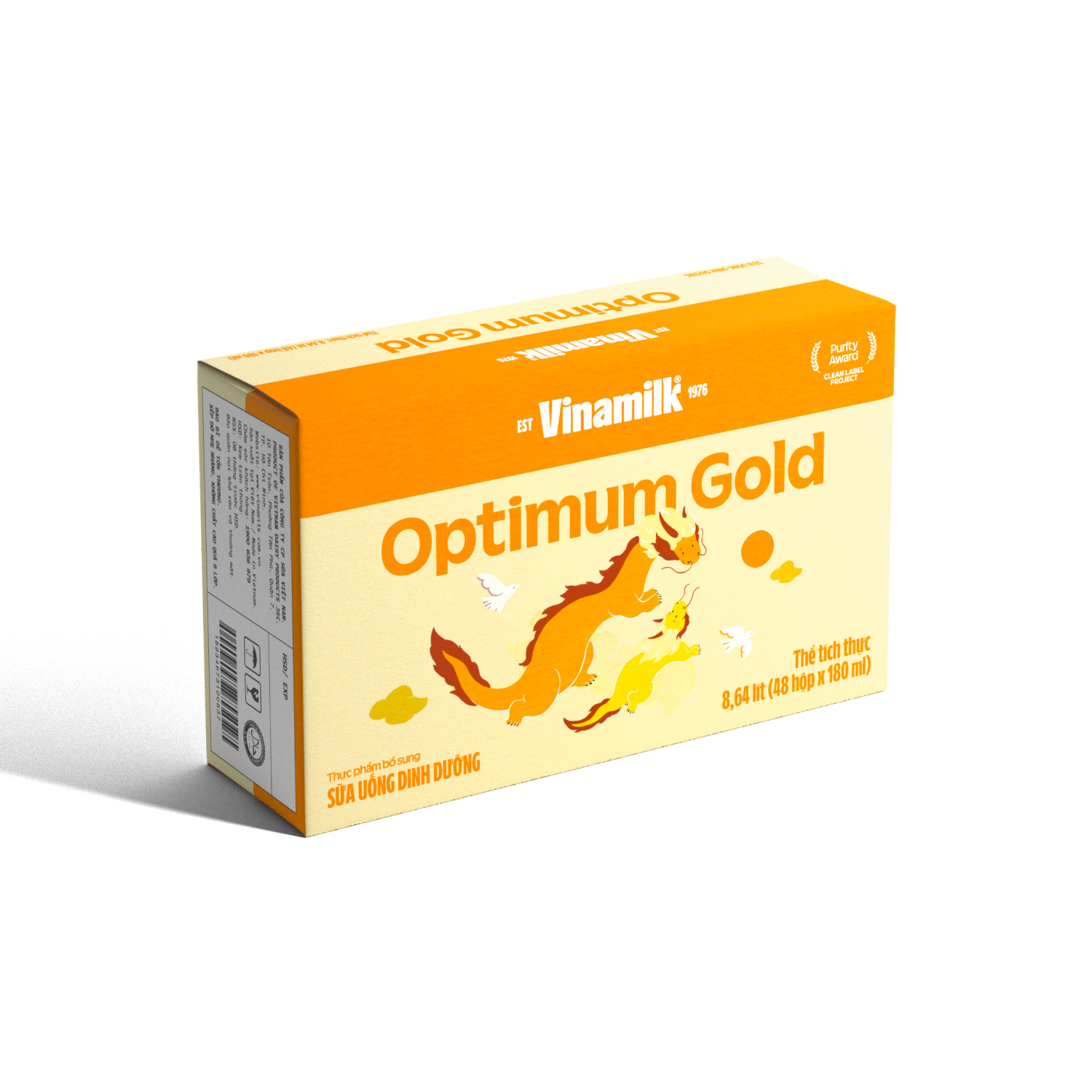 Sữa bột trẻ em pha sẵn Optimum Gold (trên 1 tuổi) 180ml