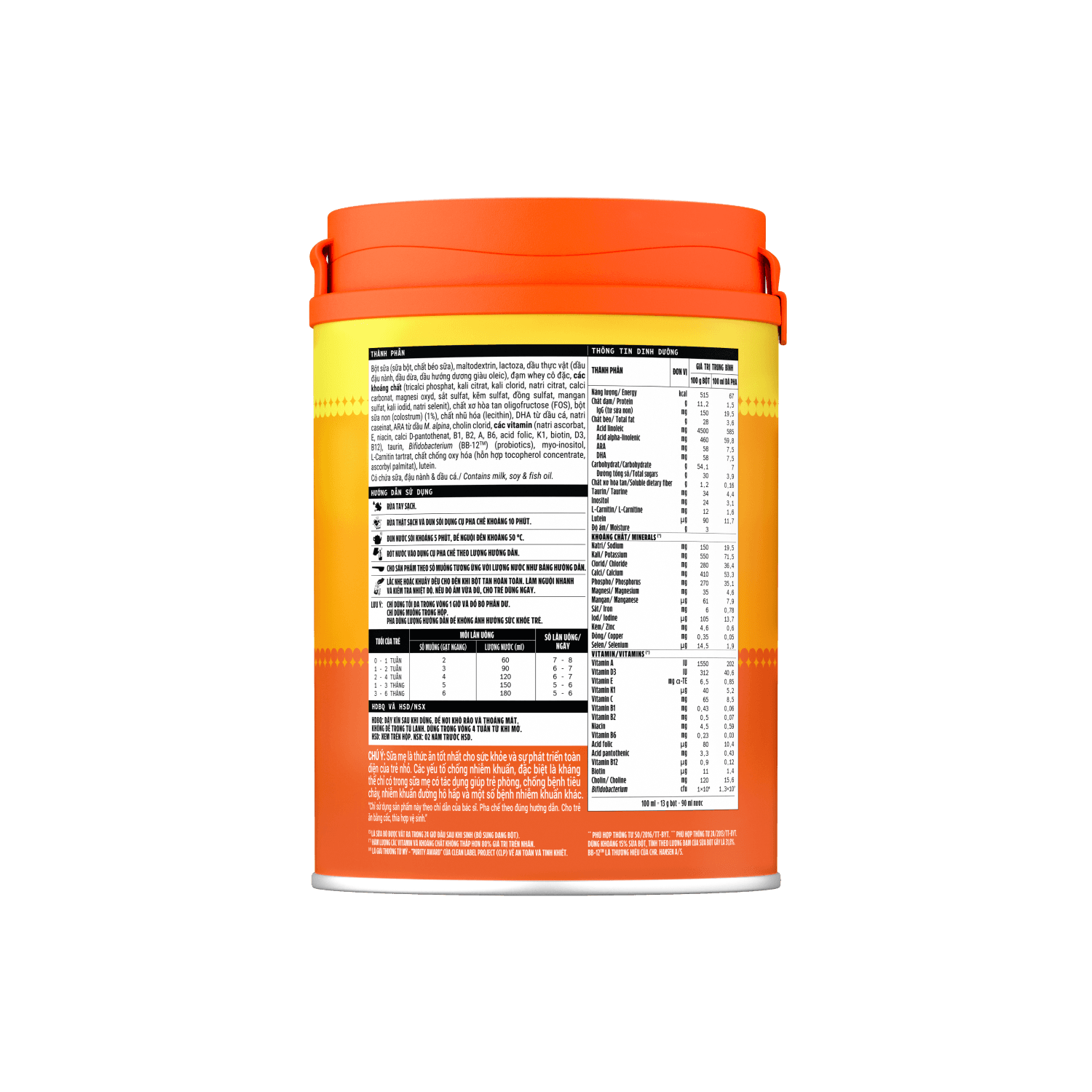 Sữa bột trẻ em Dielac Gold 1 (0-6 tháng) 800g