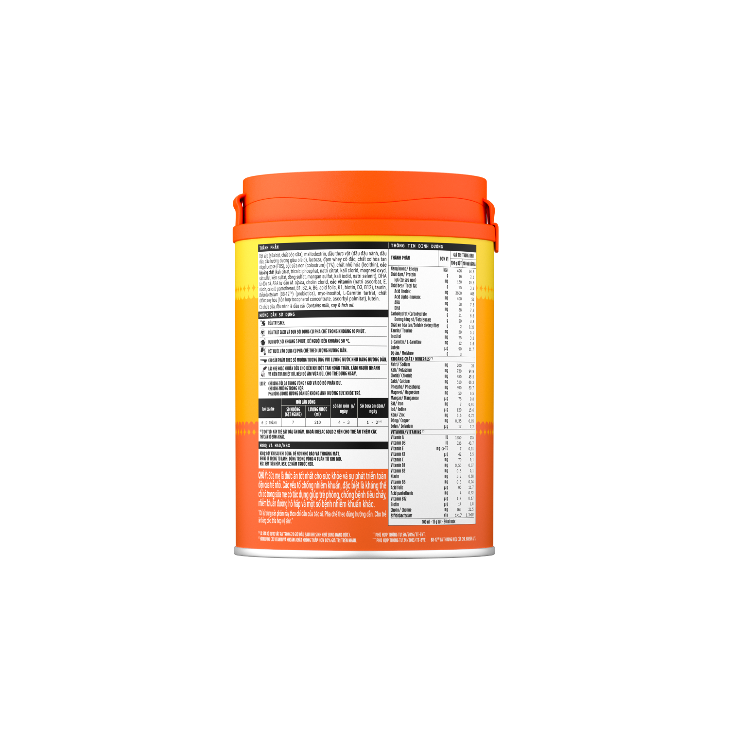 Sữa bột trẻ em Dielac Gold 2 (6-12 tháng) 400g