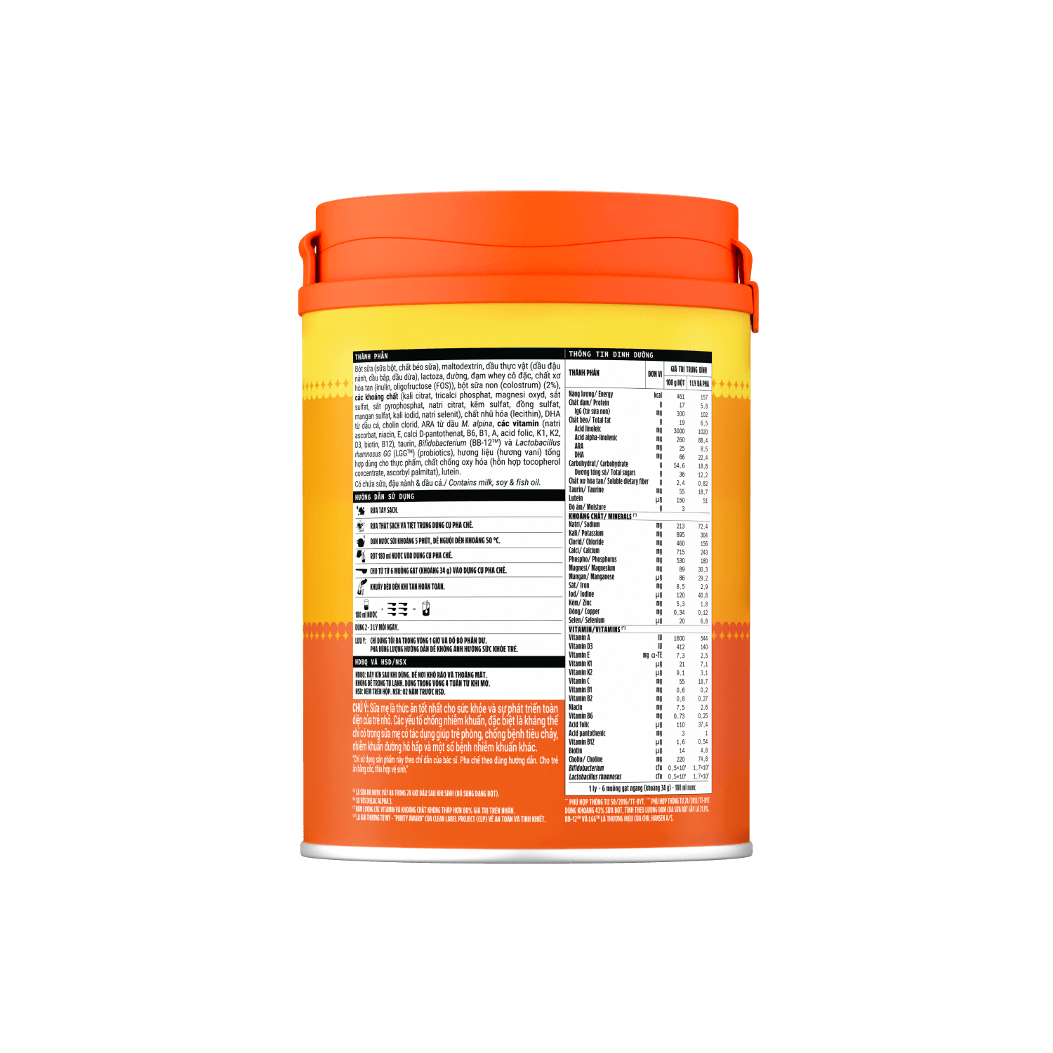 Sữa bột trẻ em Dielac Gold 3 (1-2 tuổi) 850g