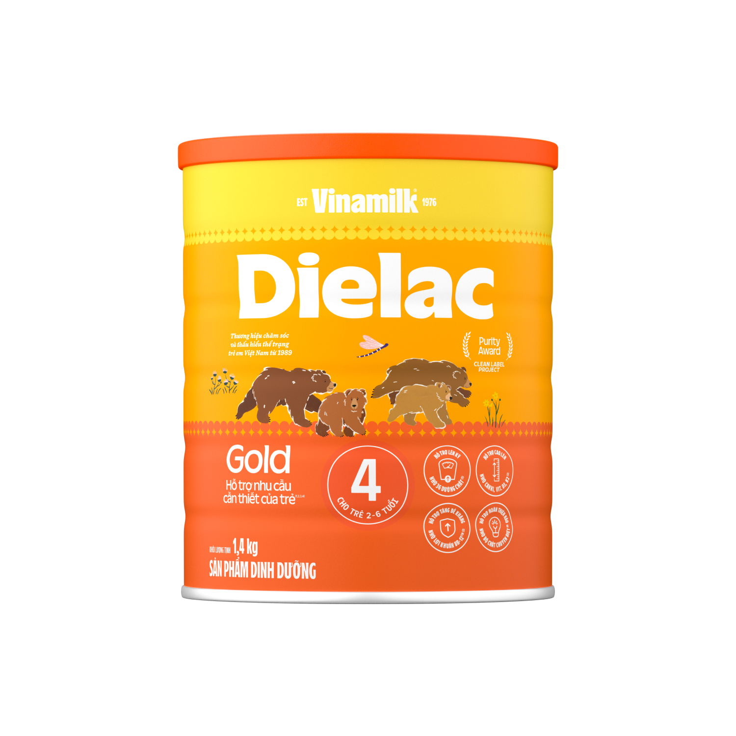 Infant Formula Dielac Gold 4 (2–6 Years) 1,4kg