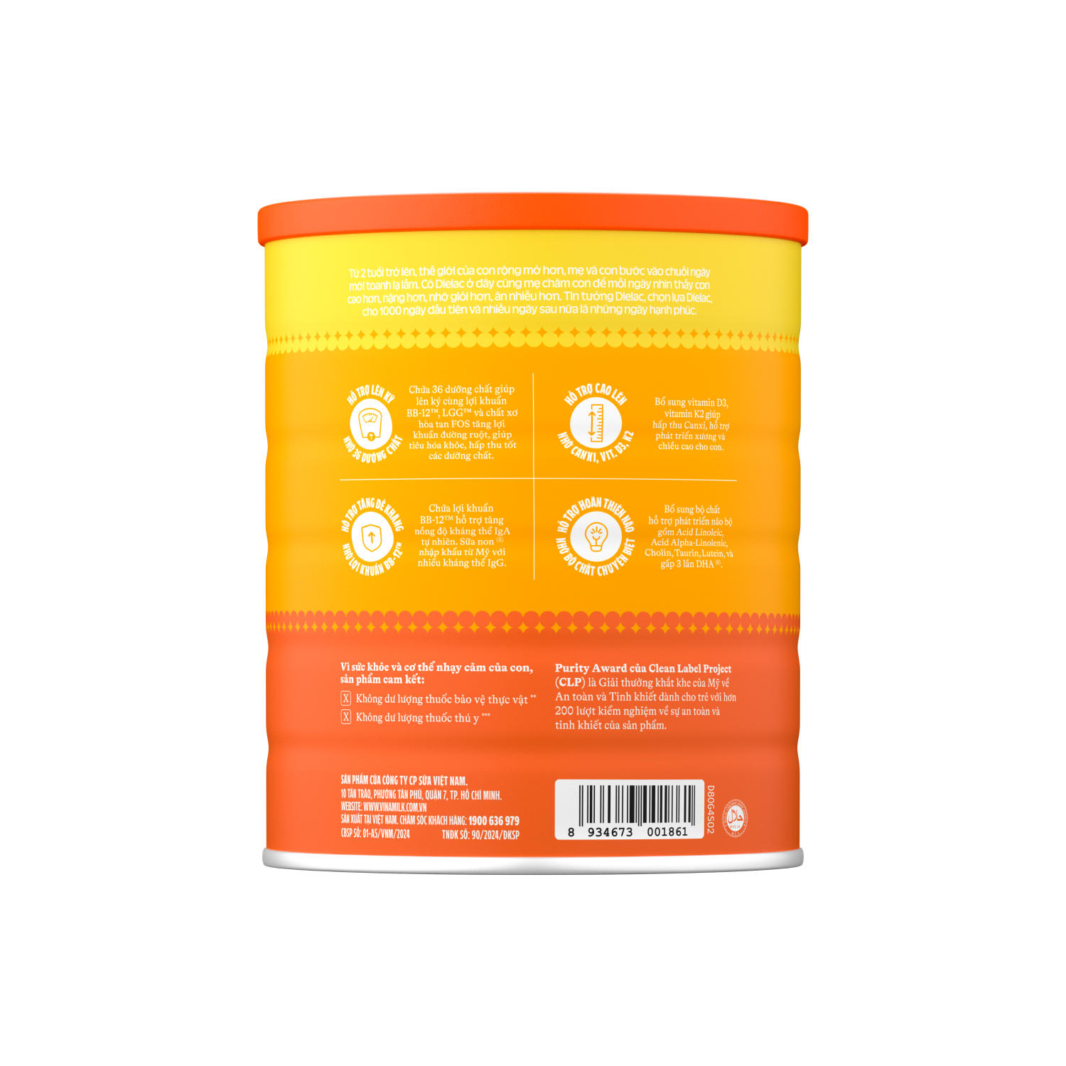 Infant Formula Dielac Gold 4 (2–6 Years) 1,4kg
