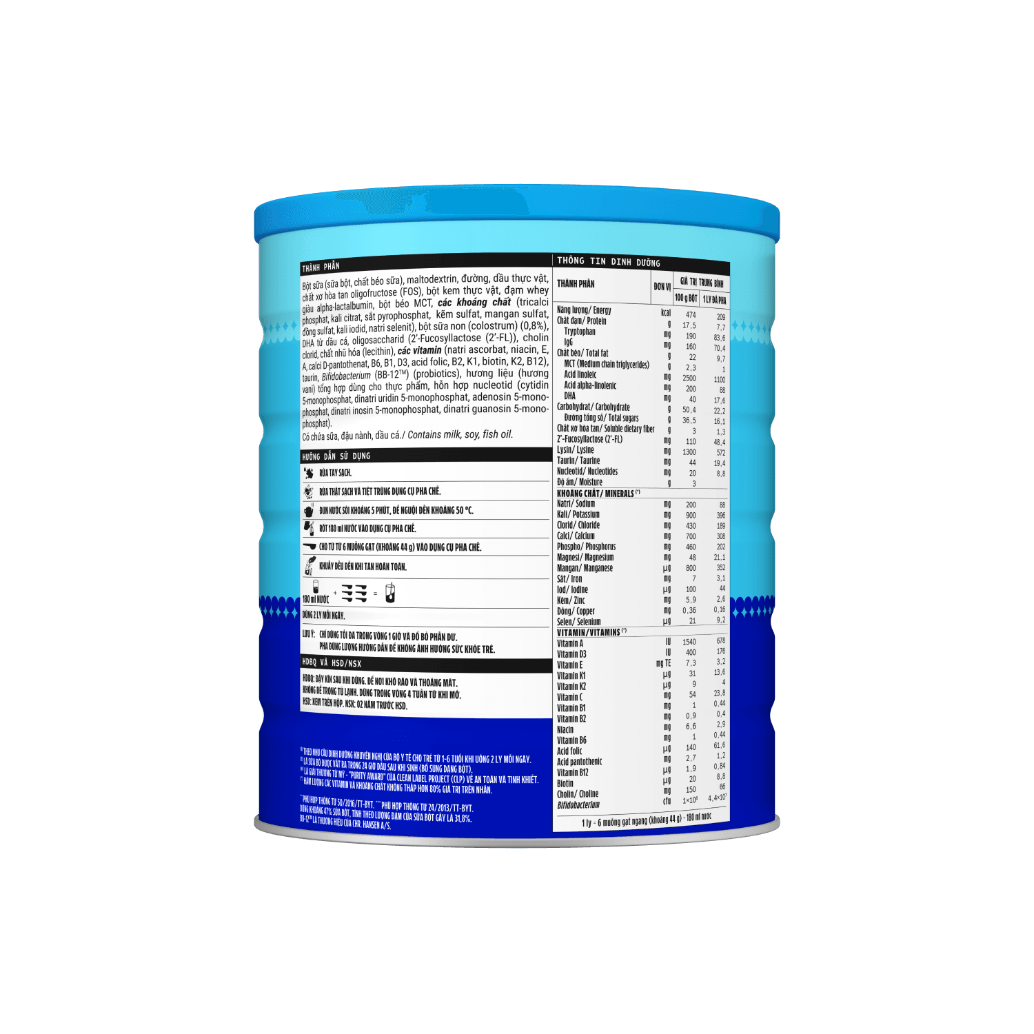 Sữa bột trẻ em Dielac Grow Plus 2+ (2-10 tuổi) 1,4kg