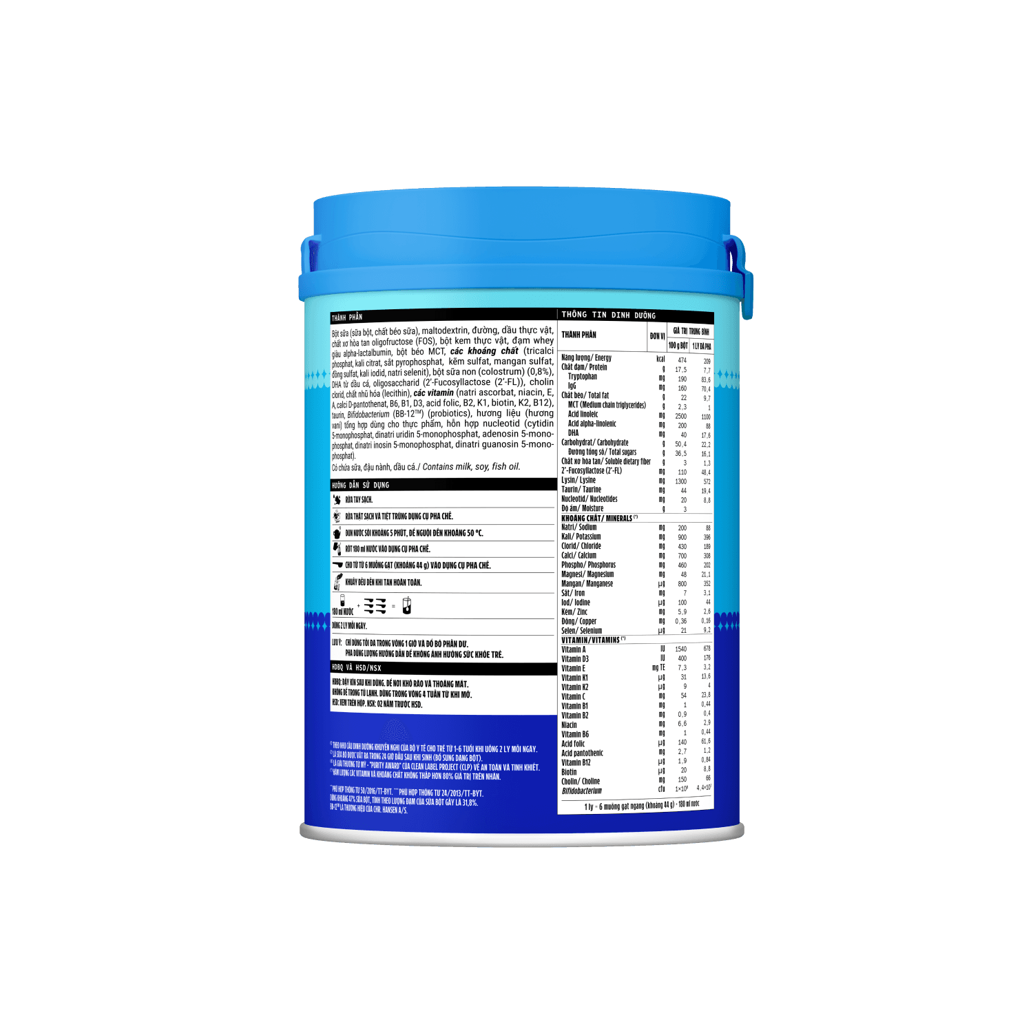 Sữa bột trẻ em Dielac Grow Plus 2+ (2-10 tuổi) 850g