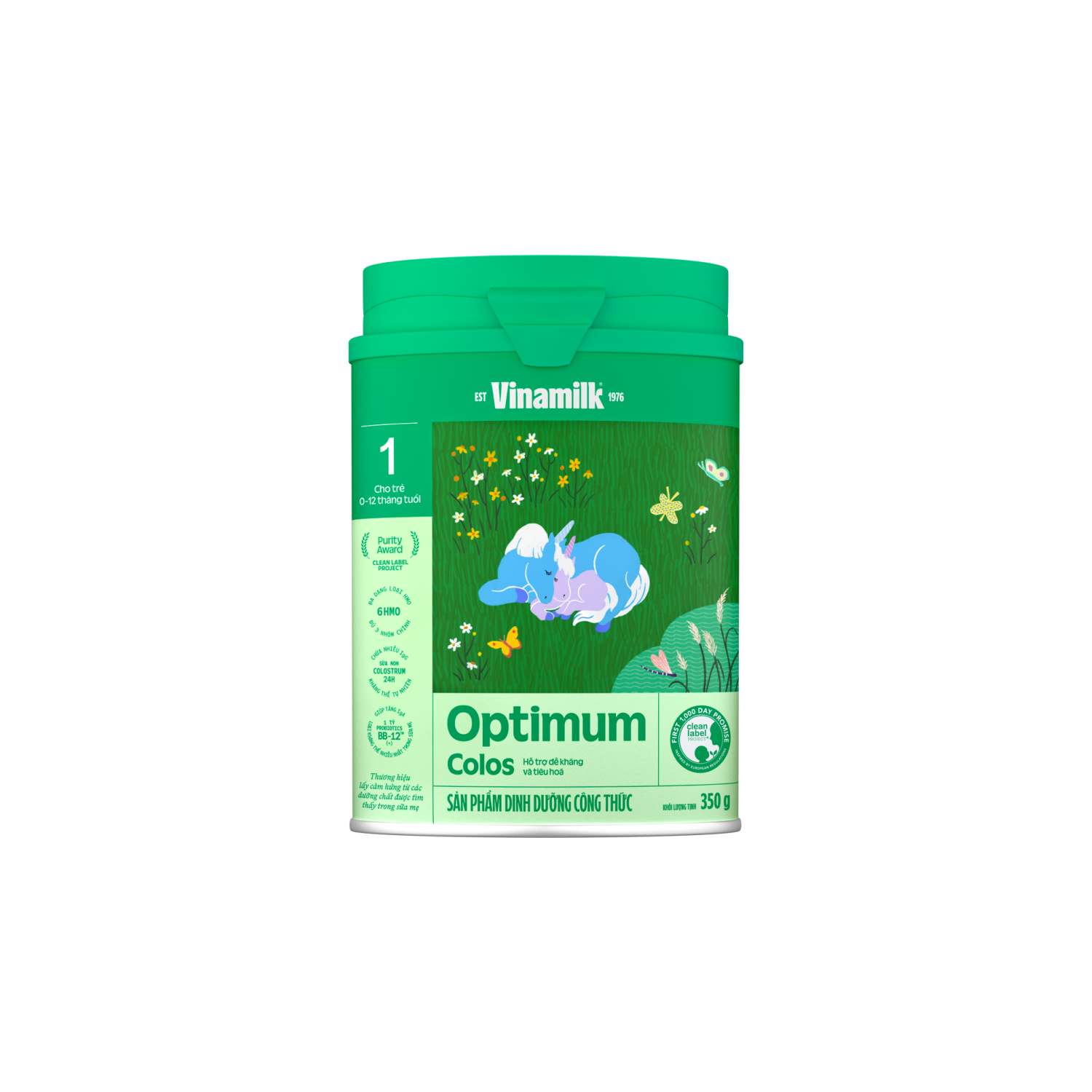 Sữa bột trẻ em Optimum Colos 1 (0-12 tháng) 350g Lẻ 1 lon