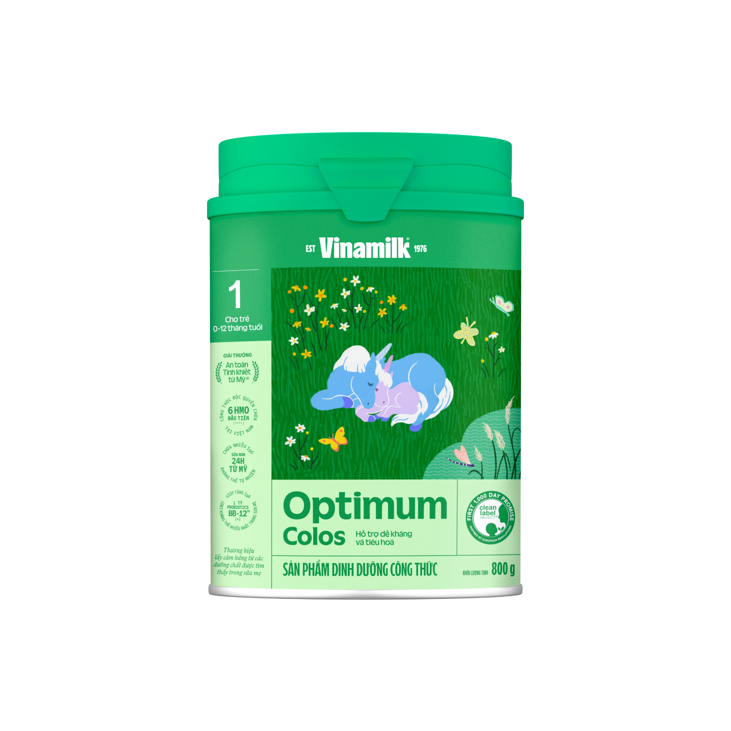 Infant Formula Optimum Colos 1 (0–12 Months) 800g