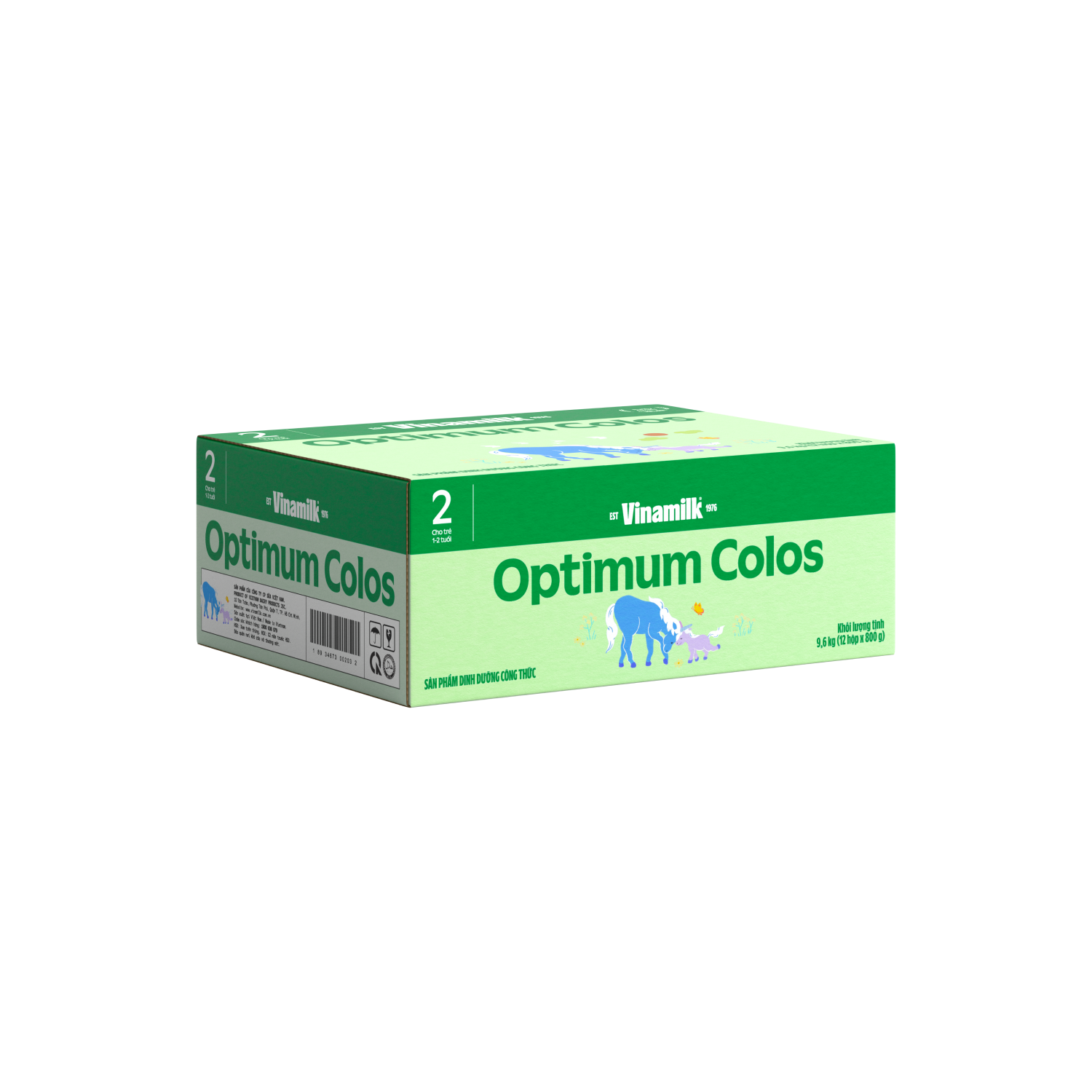 Sữa bột trẻ em Optimum Colos 2 (1-2 tuổi) 800g
