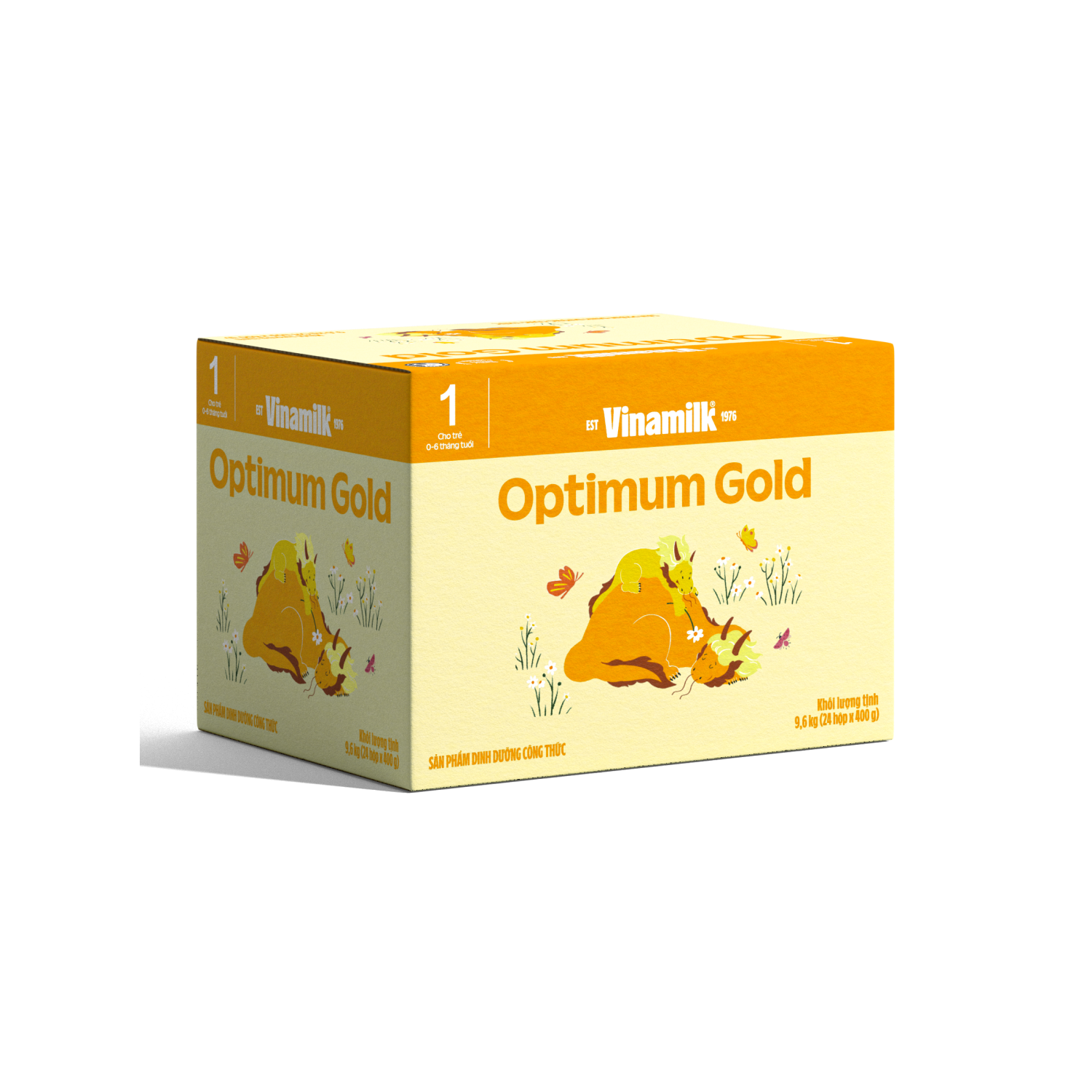 Sữa bột trẻ em Optimum Gold 1 (0-6 tháng) 400g