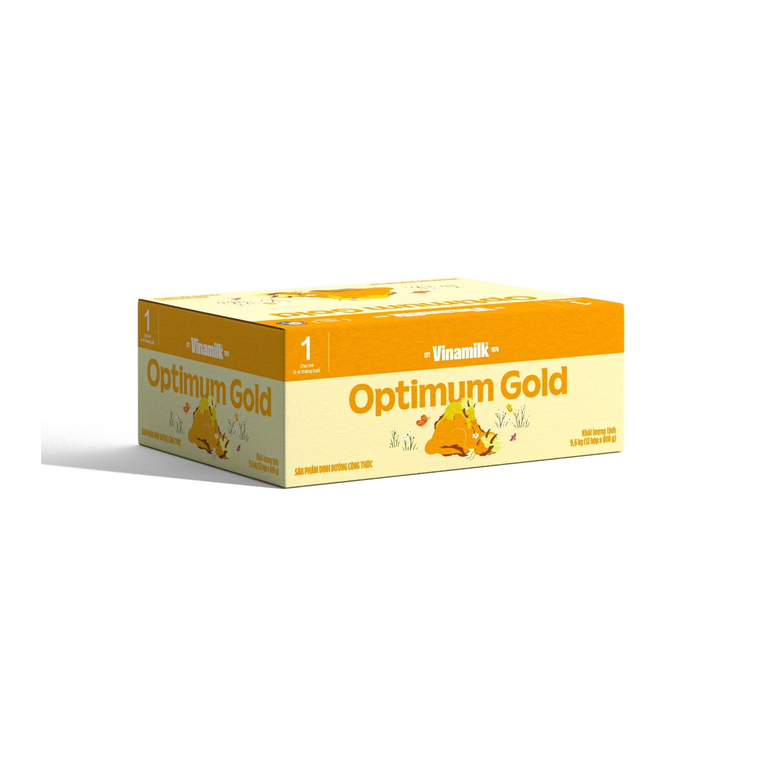 Sữa bột trẻ em Optimum Gold 1 (0-6 tháng) 800g