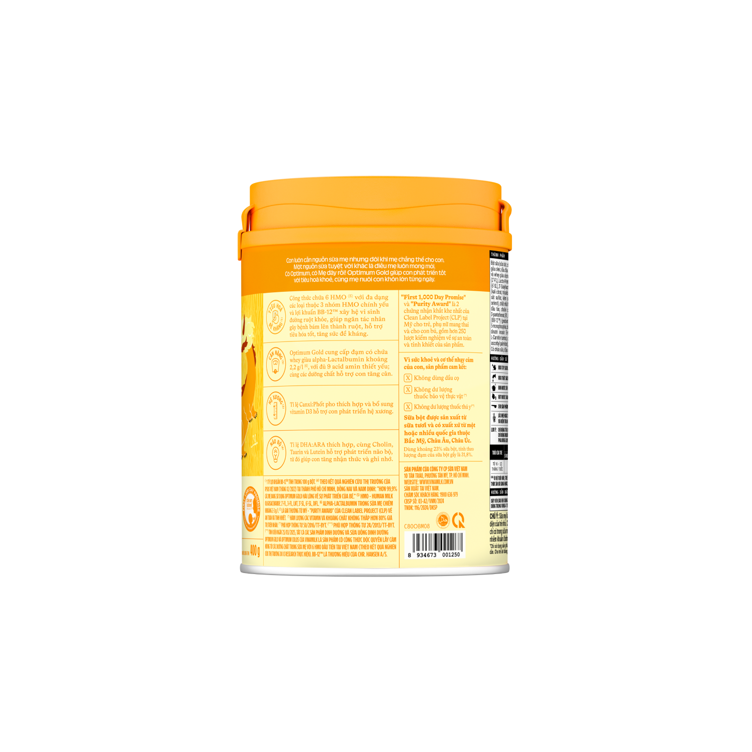 Infant Formula Optimum Gold 2 (6–12 Months) 400g