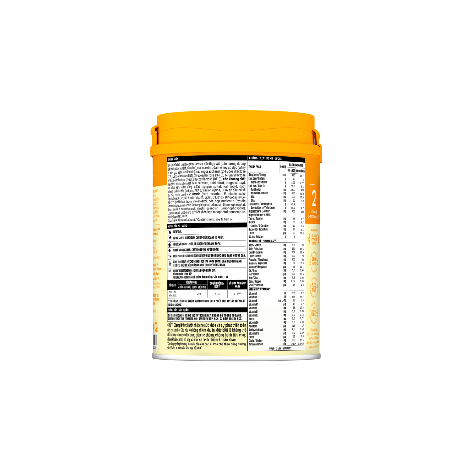 Infant Formula Optimum Gold 2 (6–12 Months) 400g