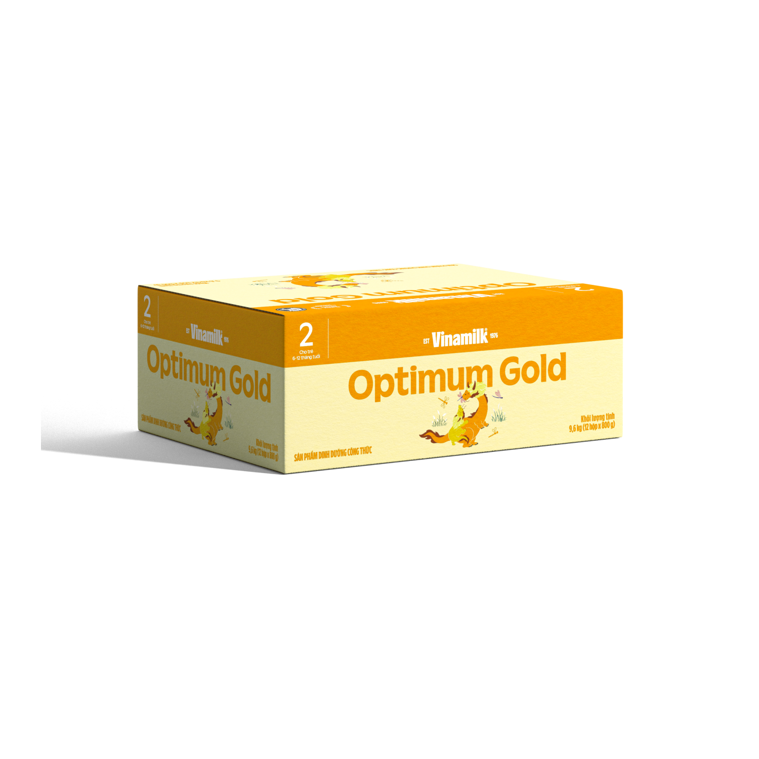 Sữa bột trẻ em Optimum Gold 2 (6-12 tháng) 800g