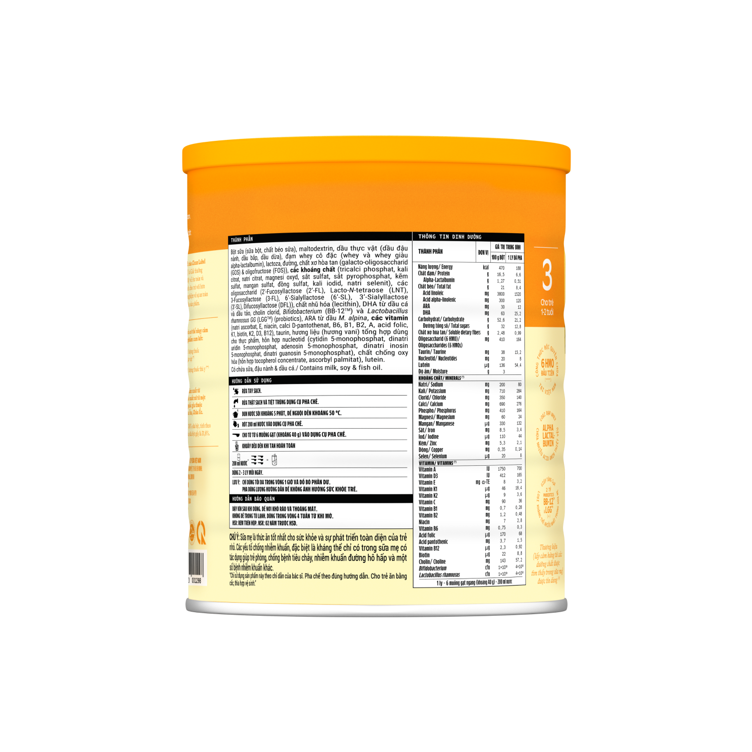 Infant Formula Optimum Gold 3 (1–2 Years) 1,45kg