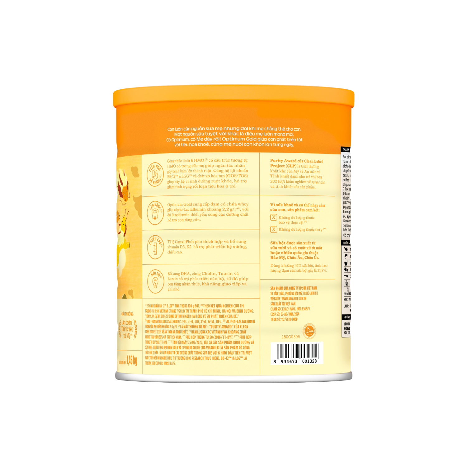 Infant Formula Optimum Gold 4 (2–6 Years) 1,45kg