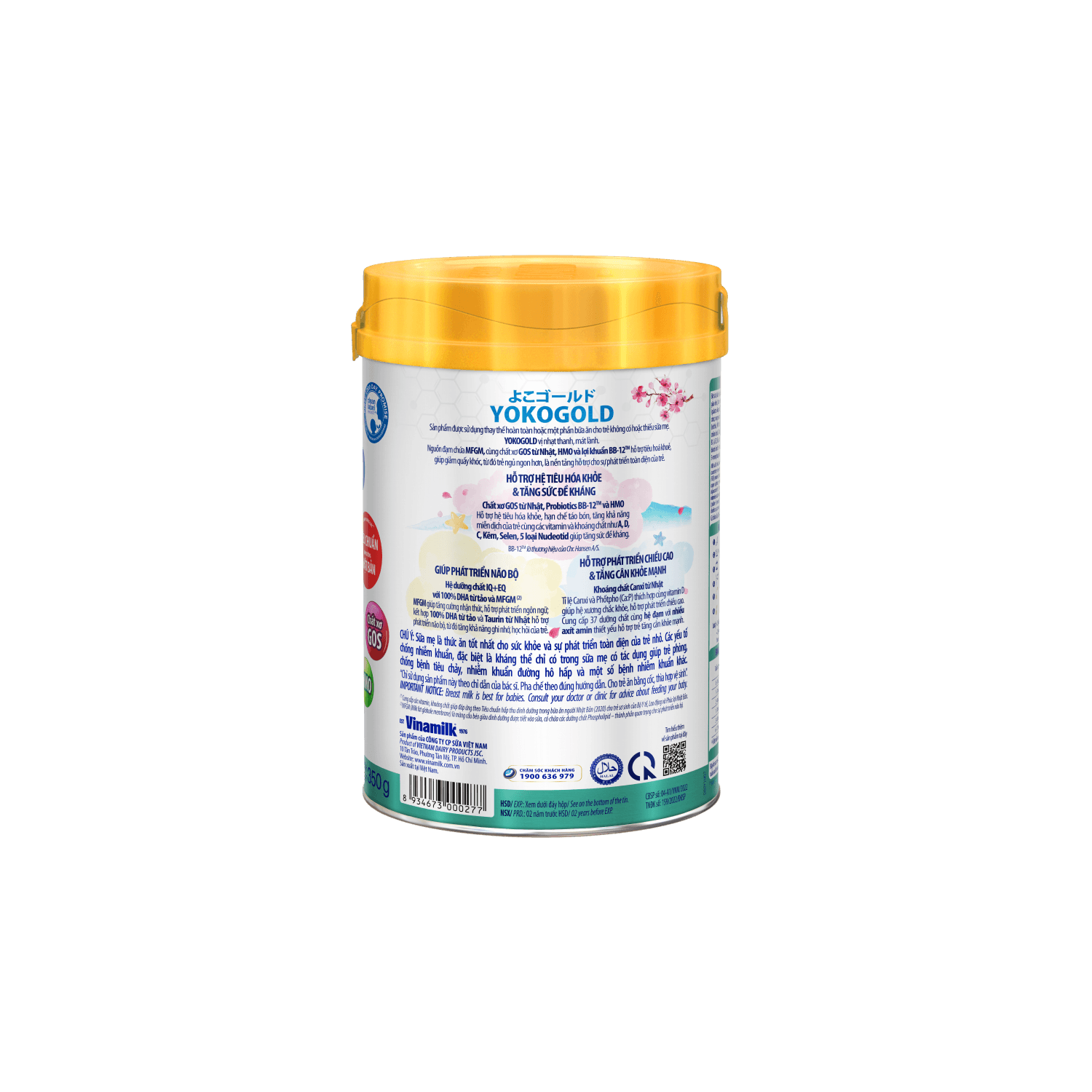 Sữa bột trẻ em YokoGold 1 (0-12 tháng) 350g