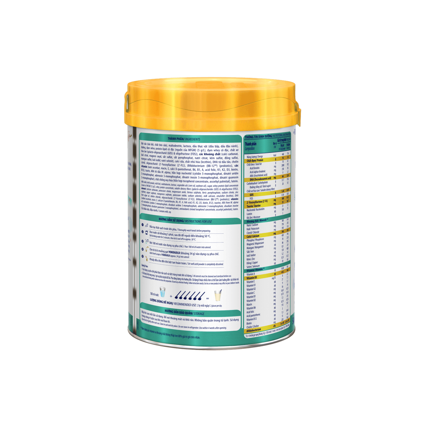 Infant Formula YokoGold 3 (ages 2-6) 850g