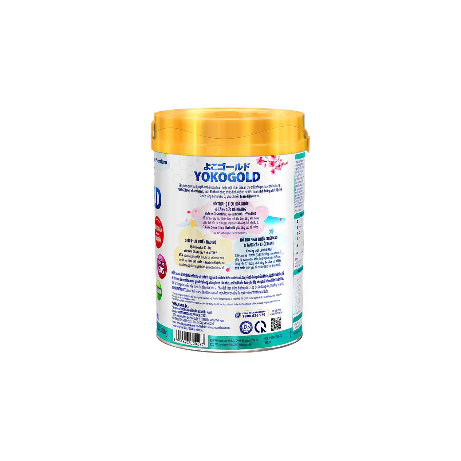 Sữa bột trẻ em YokoGold 1 (0-12 tháng) 350g