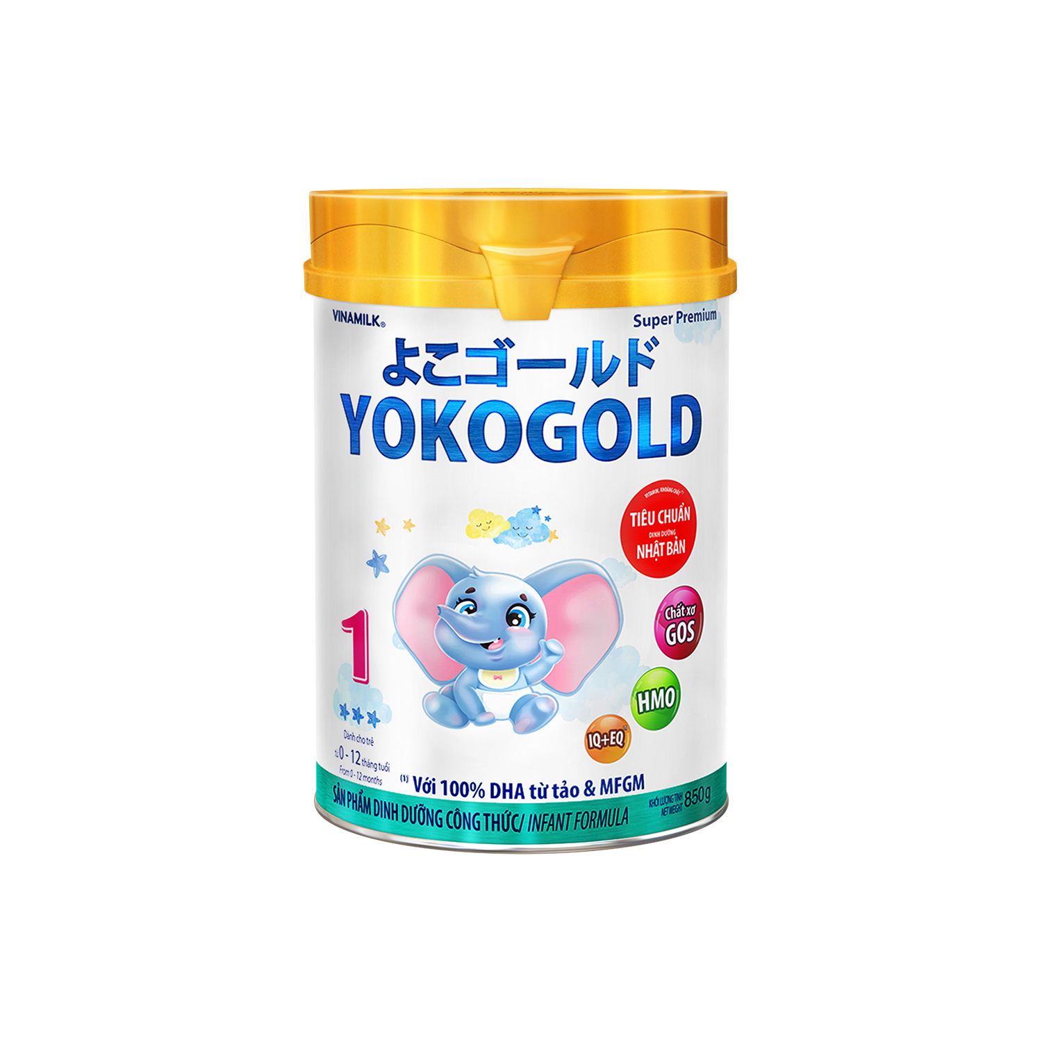 Sữa bột trẻ em YokoGold 1 (0-12 tháng) 850g