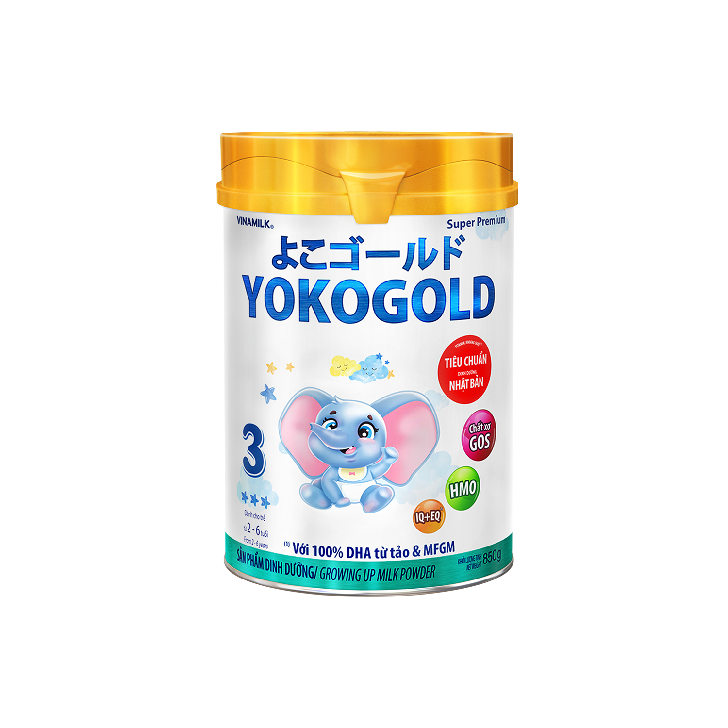 Infant Formula YokoGold 3 (2–6 Years) 850g Single Can