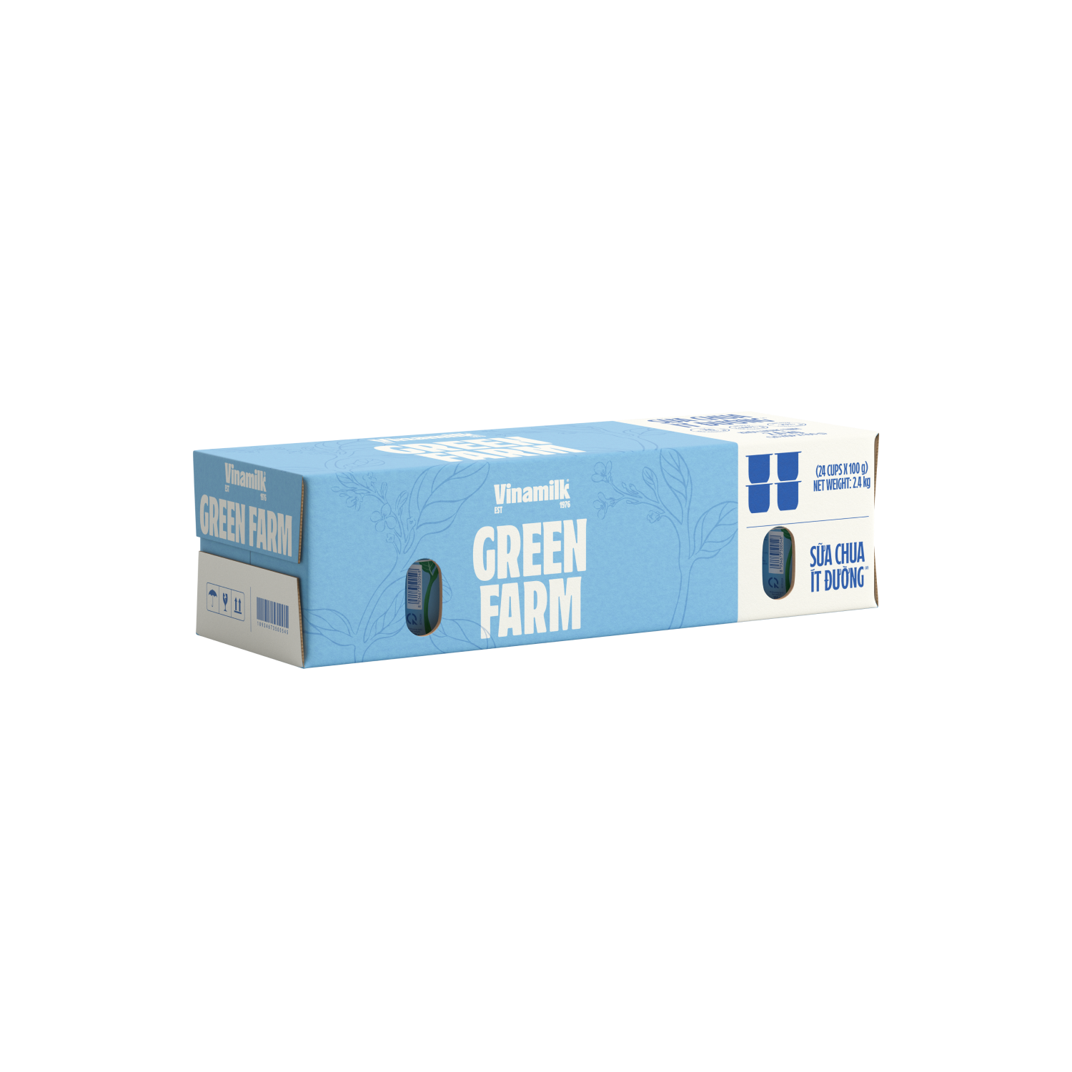 Spoonable Yoghurt Green Farm Less Sugar 100g
