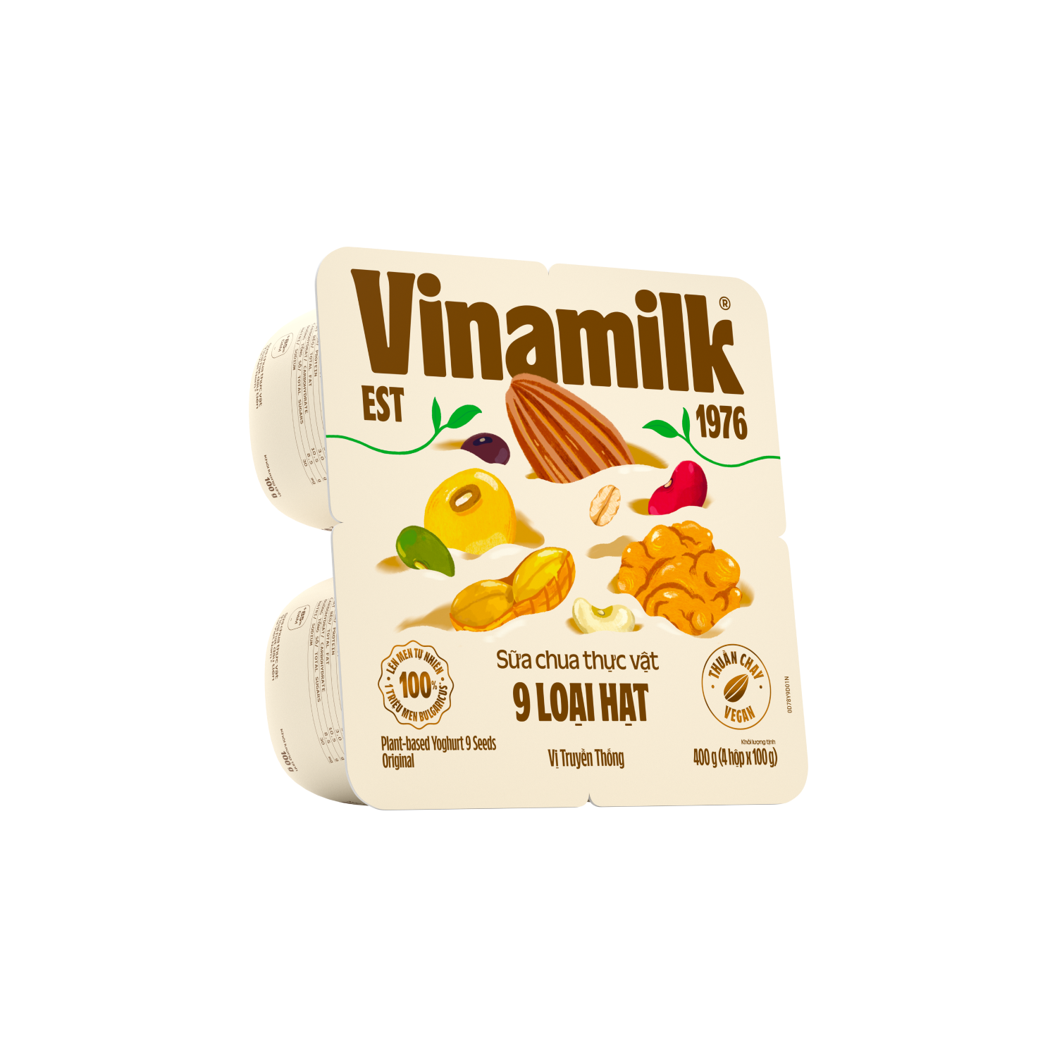Spoonable Yoghurt Vinamilk 9 Seeds 100g