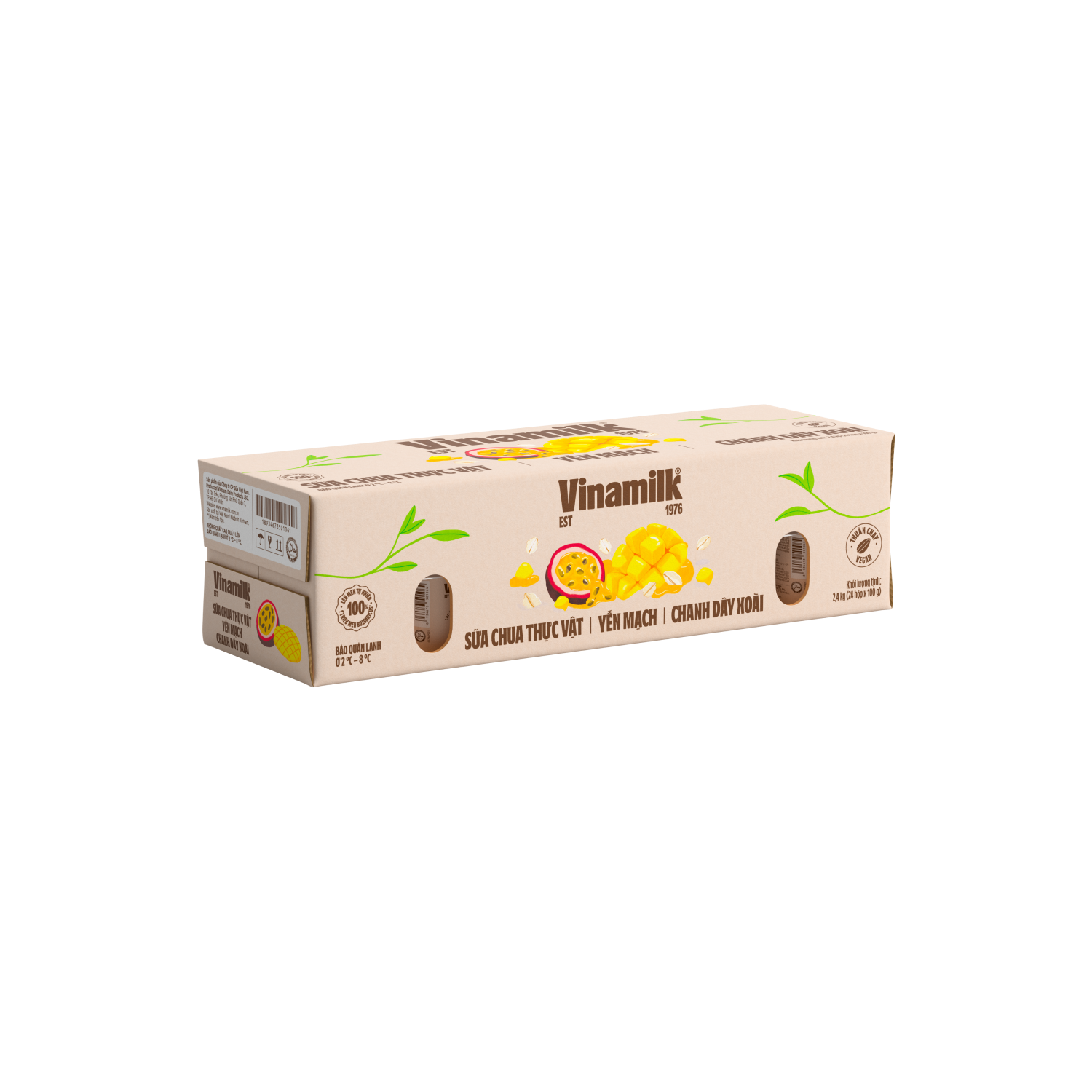 Spoonable Yoghurt Vinamilk Oat, Passion Fruit & Mango 100g