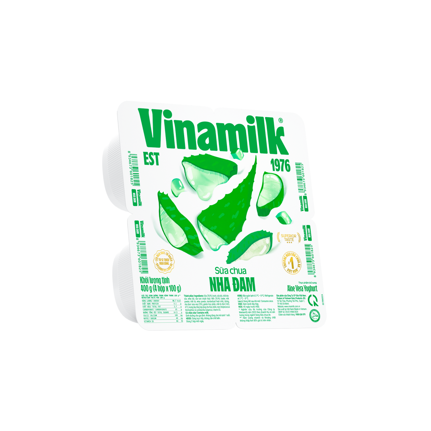 Sữa chua ăn Vinamilk Nha Đam 100g