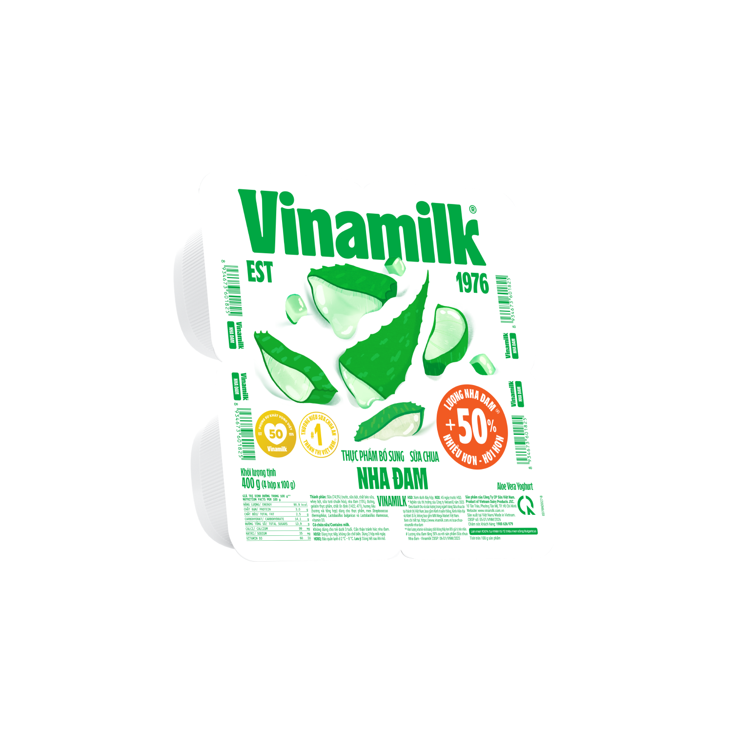 Sữa chua ăn Vinamilk Nha Đam 100g