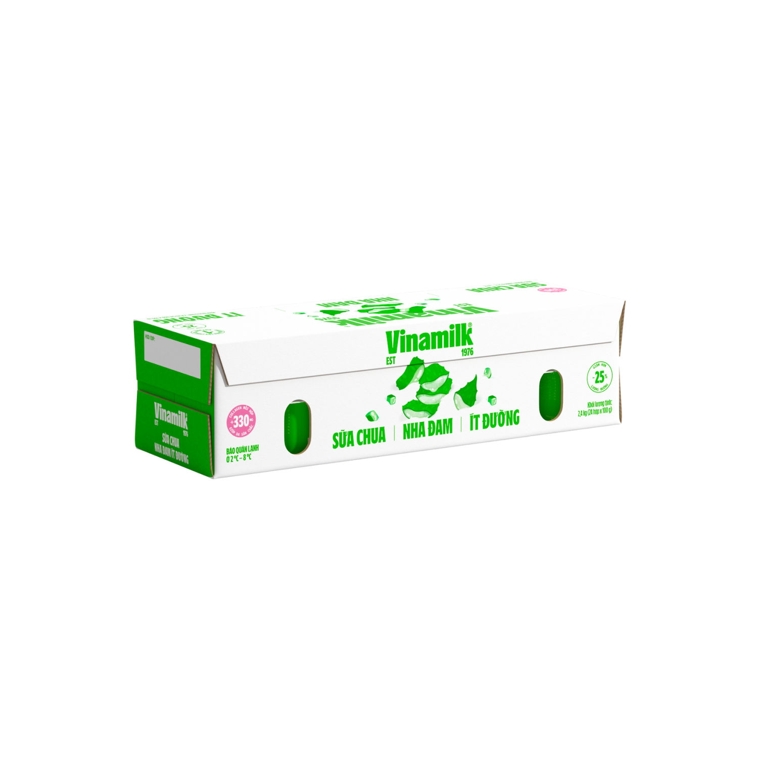 Sữa chua ăn Vinamilk Nha Đam ít đường + Collagen 100g