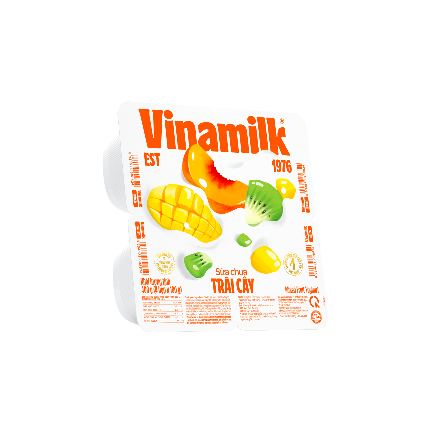 Sữa chua ăn Vinamilk Trái Cây 100g