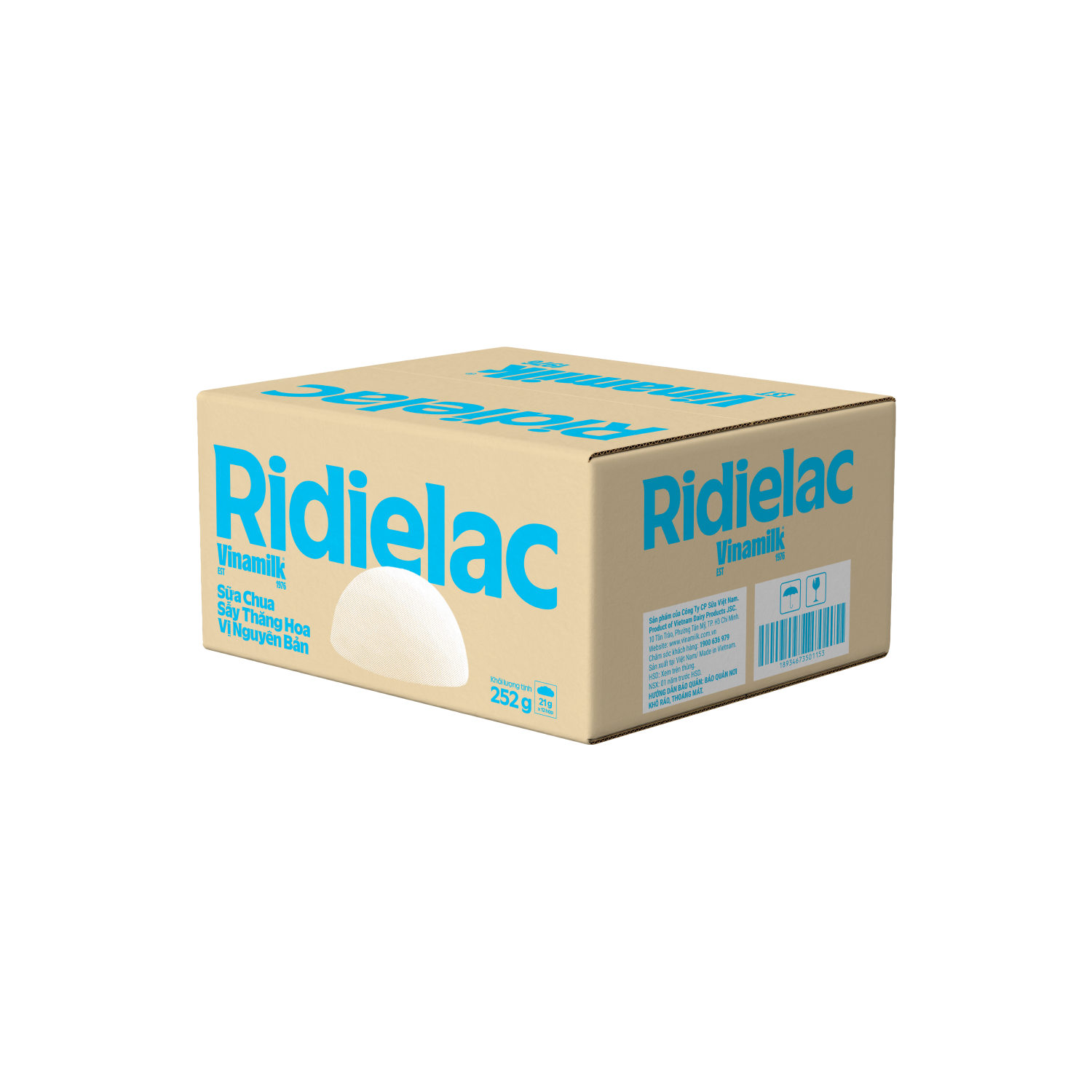 Sữa Chua Sấy Thăng Hoa Ridielac Vị Nguyên Bản 21g