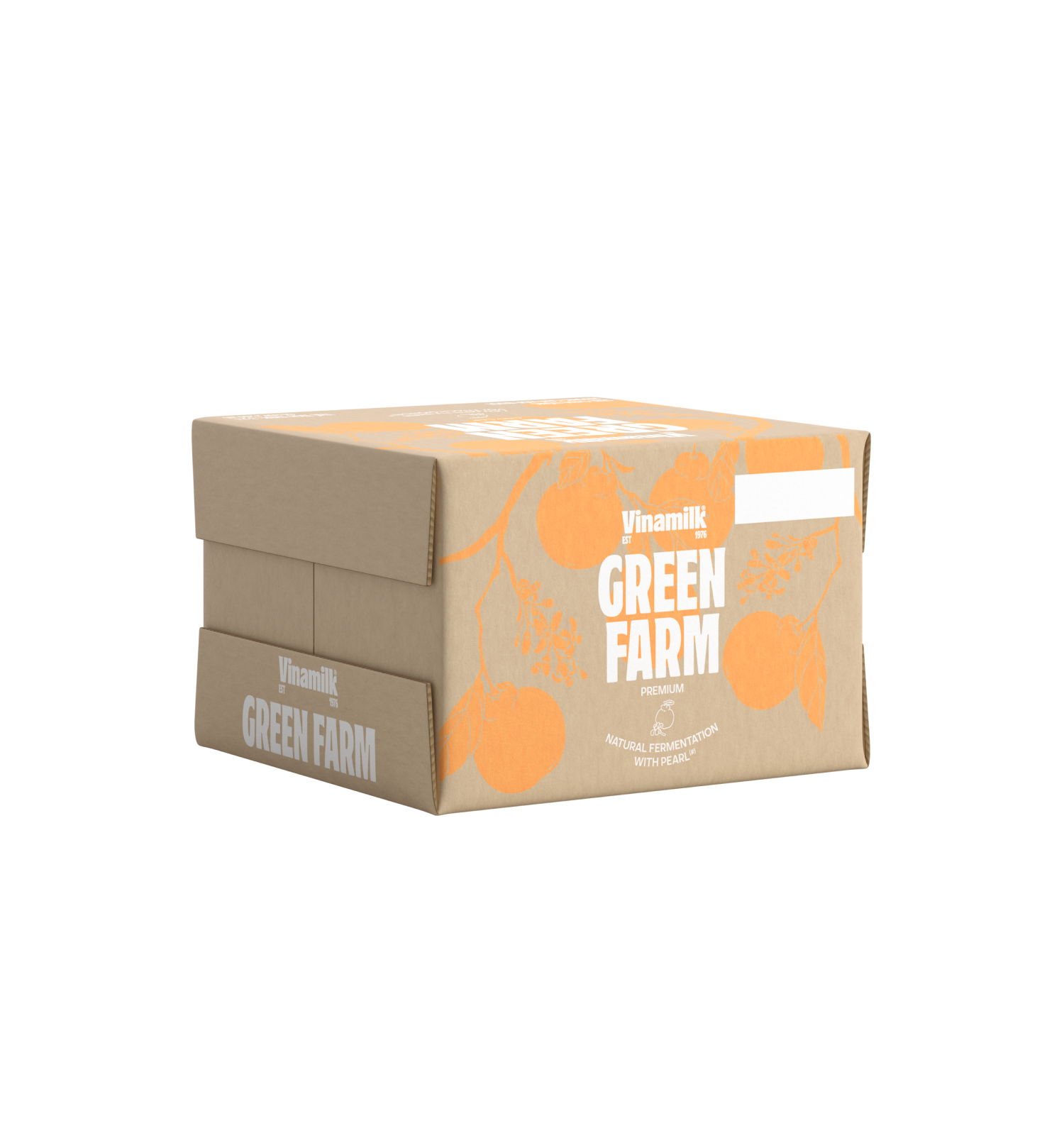 Pasteurized Drinking Yoghurt Green Farm Orange & Pomelo Blossom Flavours 200ml