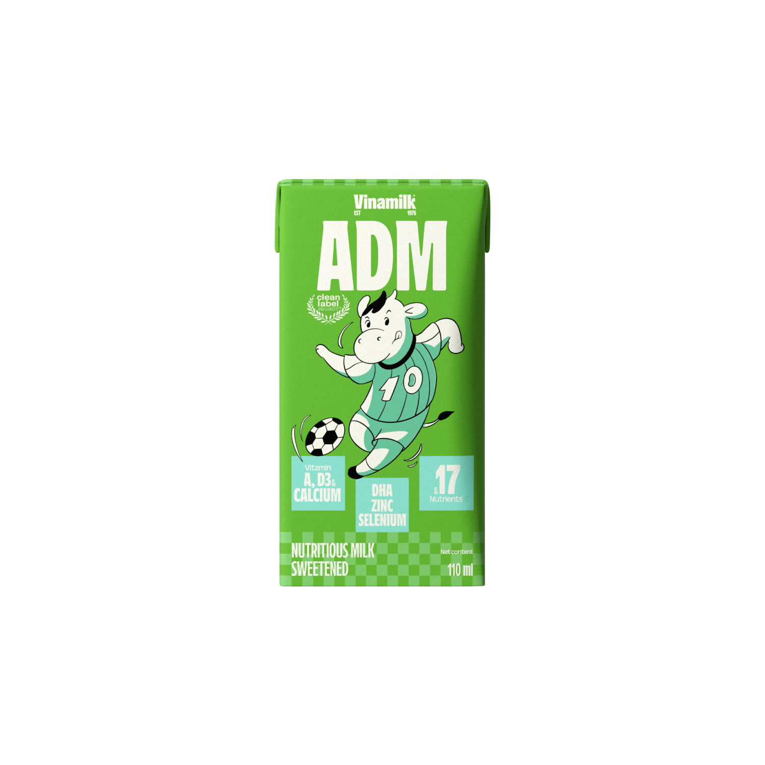 Sữa dinh dưỡng ADM Có Đường 110ml