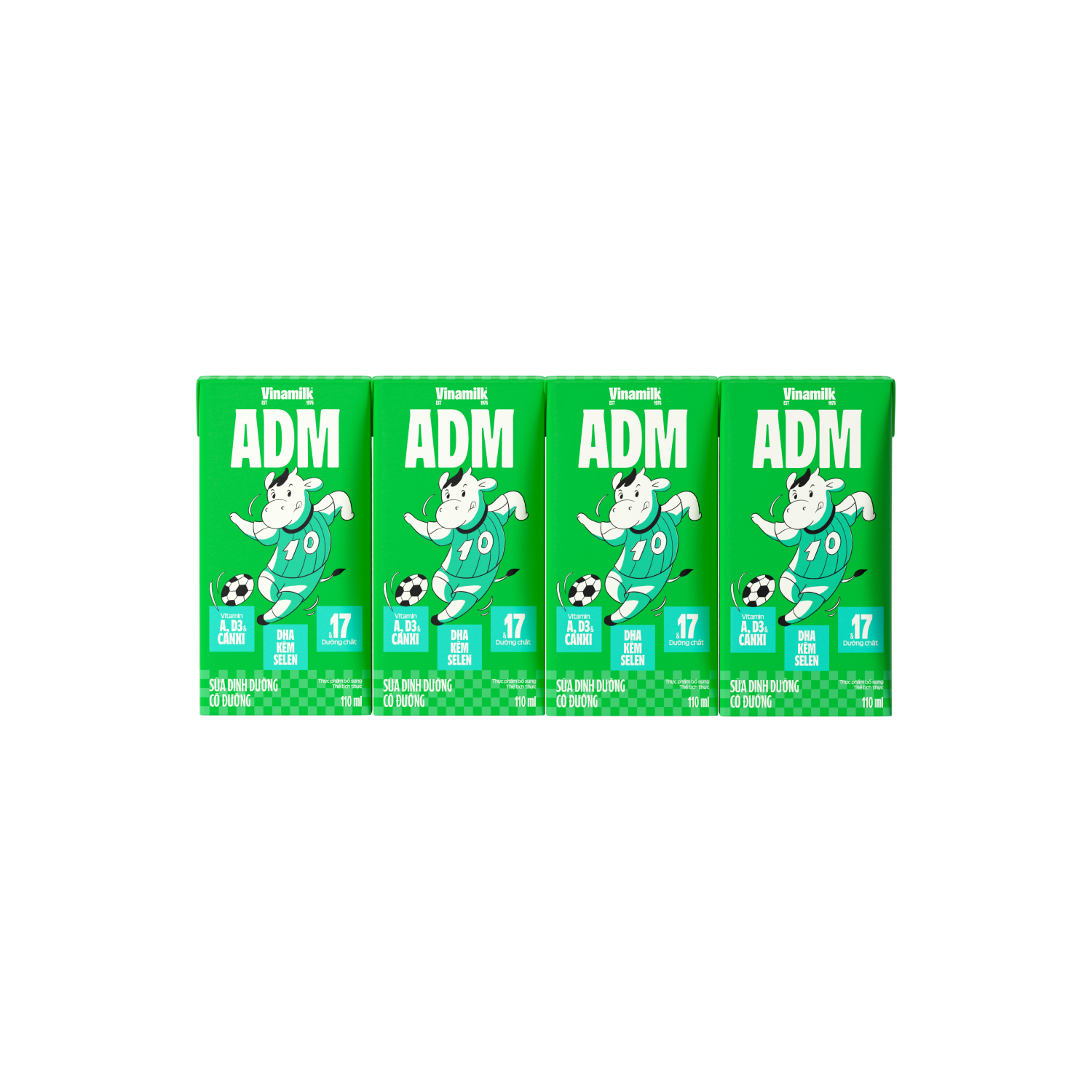 Sữa dinh dưỡng ADM Có Đường 110ml