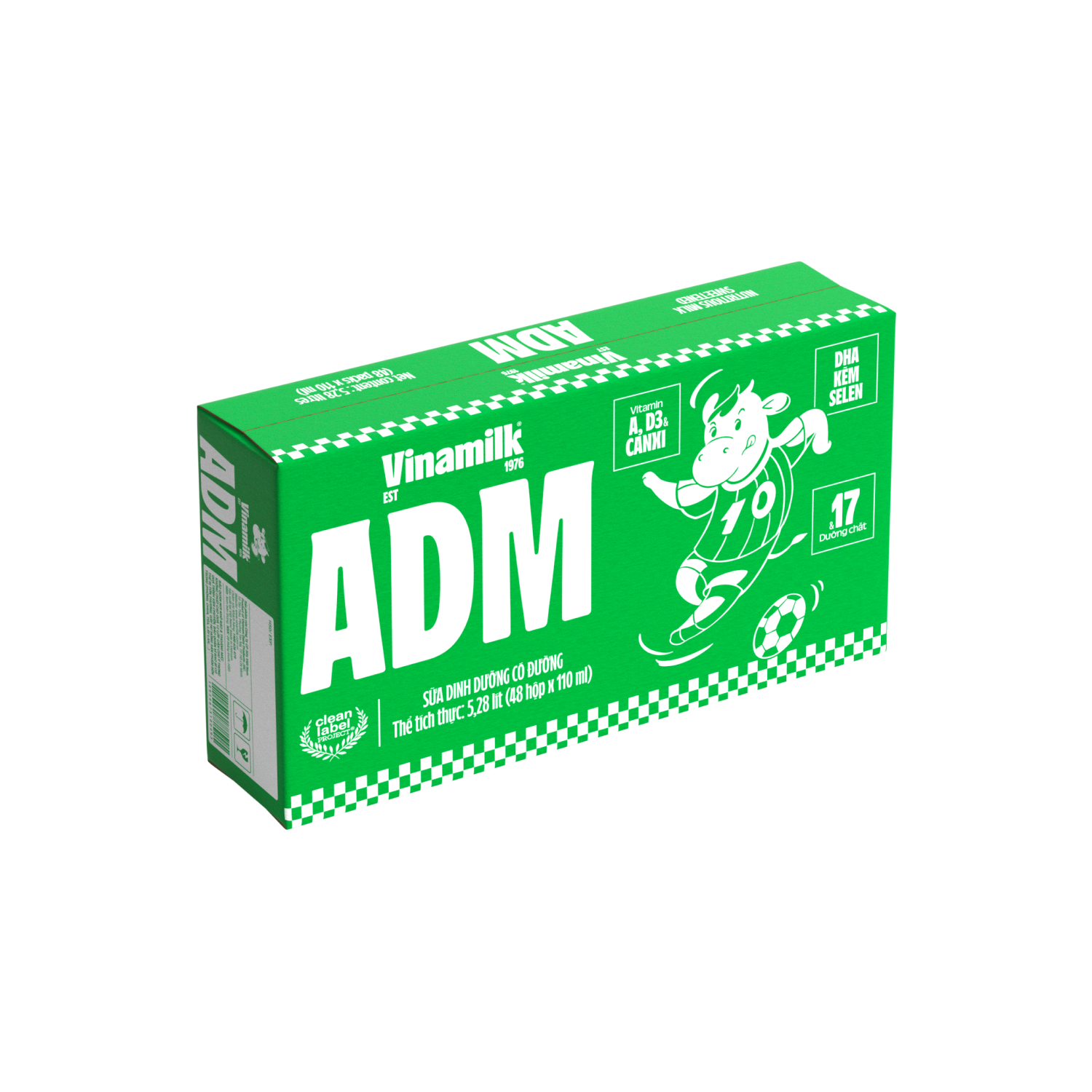 Sữa dinh dưỡng ADM Có Đường 110ml