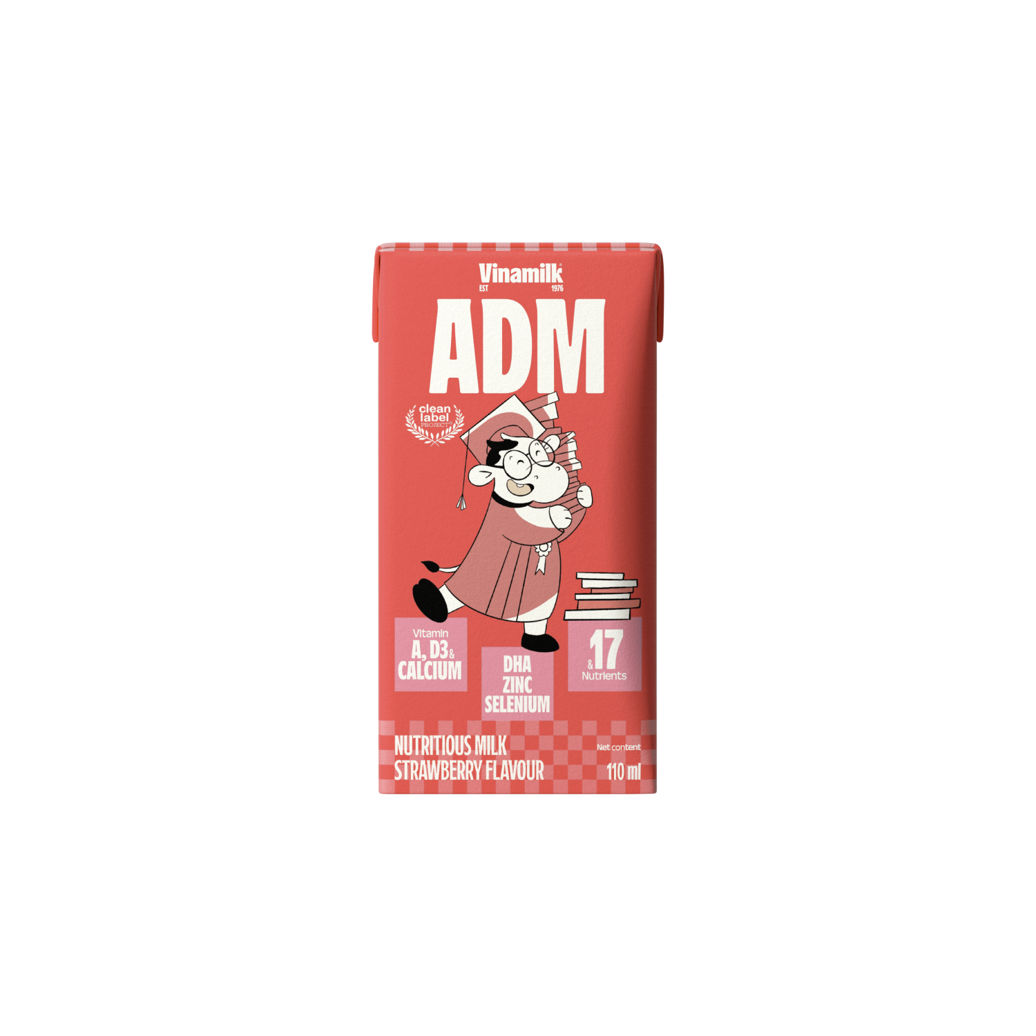 Sữa dinh dưỡng ADM Hương Dâu 110ml