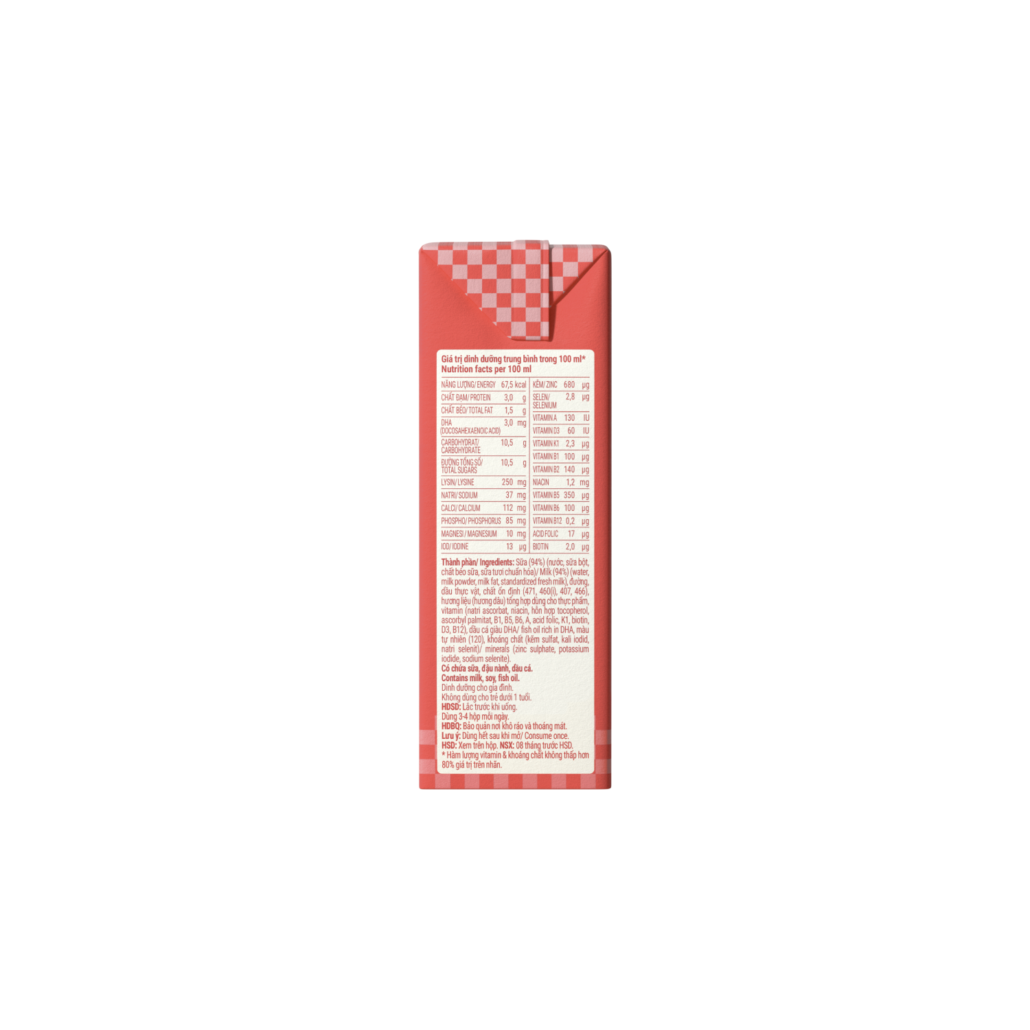 Sữa dinh dưỡng ADM Hương Dâu 110ml