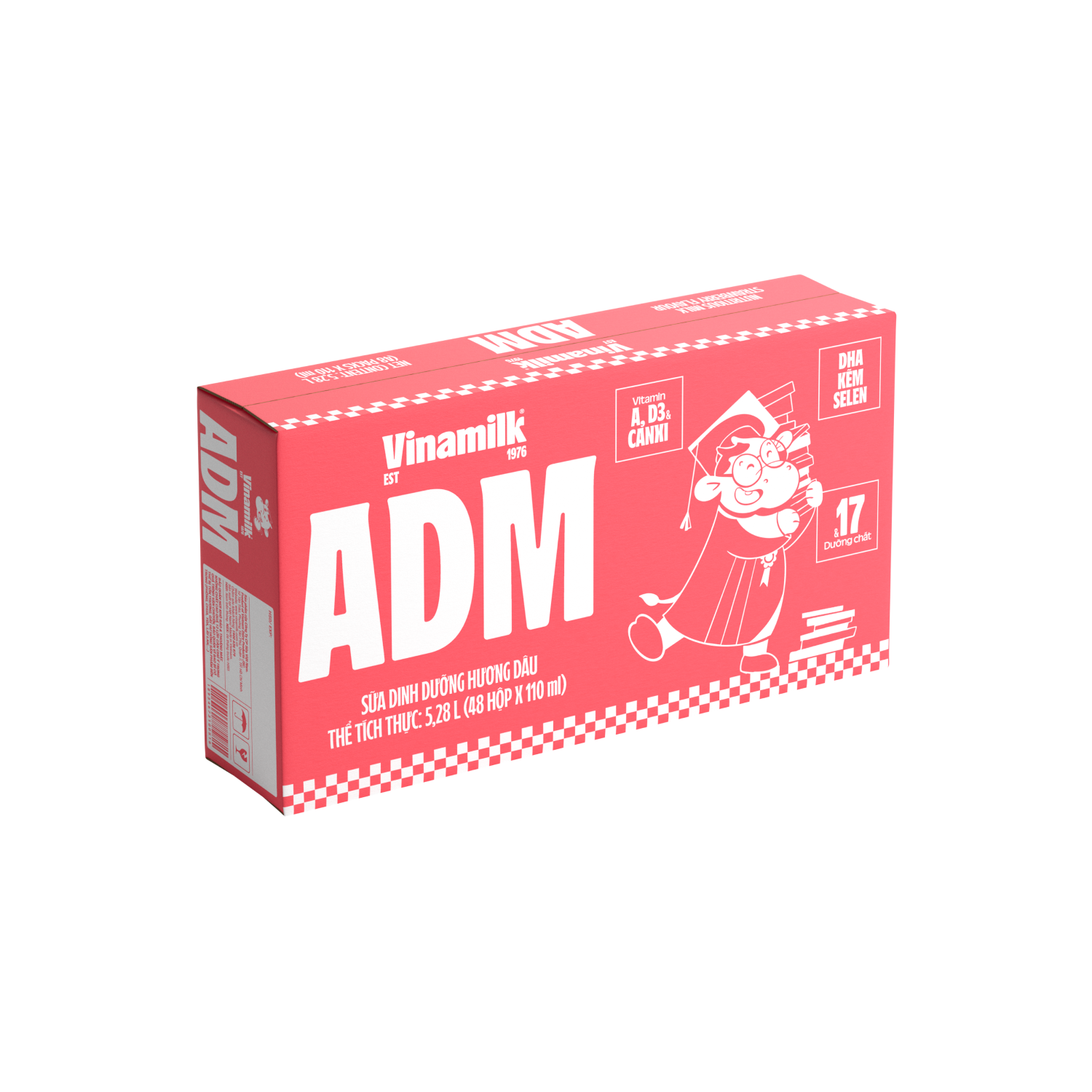 Sữa dinh dưỡng ADM Hương Dâu 110ml