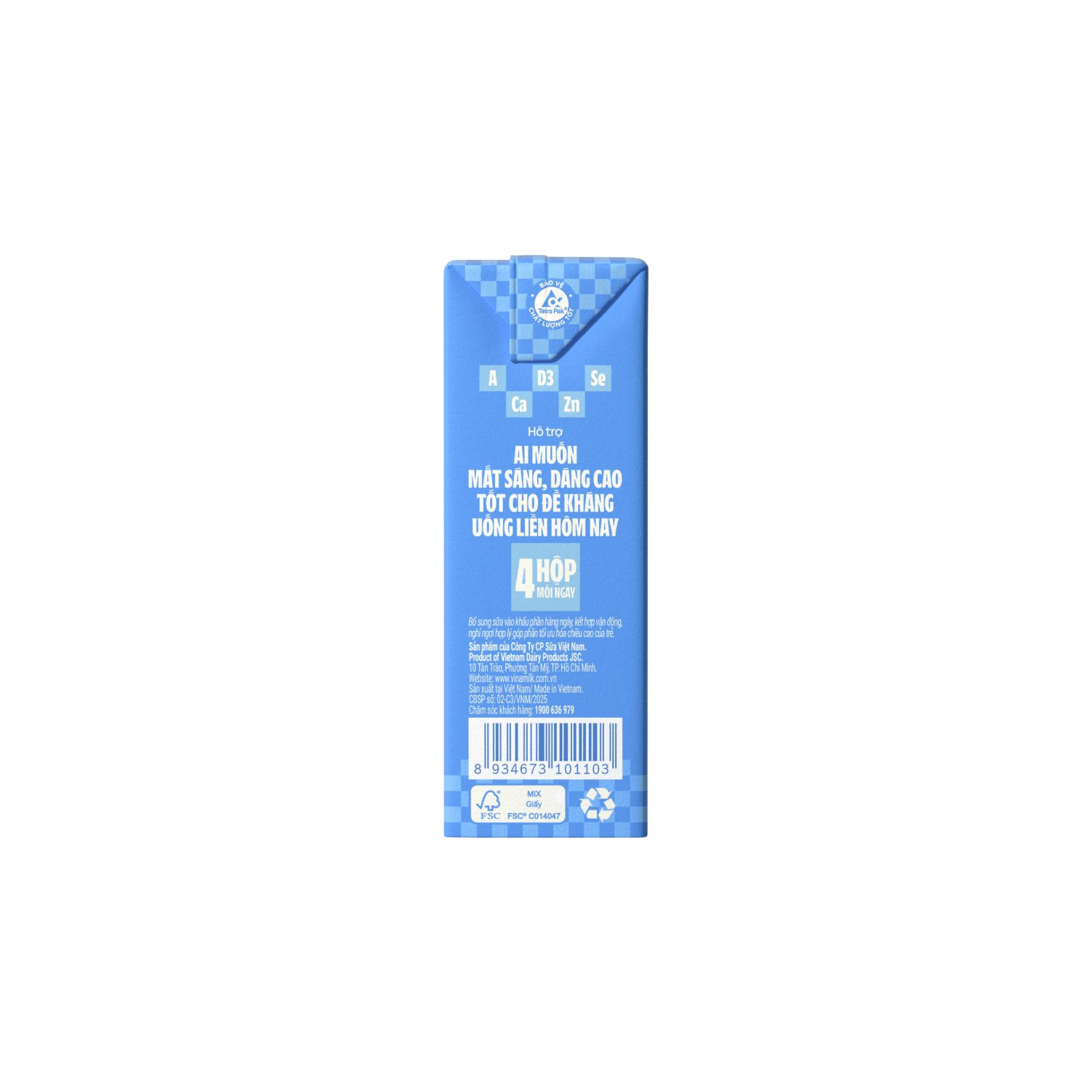 Sữa dinh dưỡng ADM Ít Đường 110ml